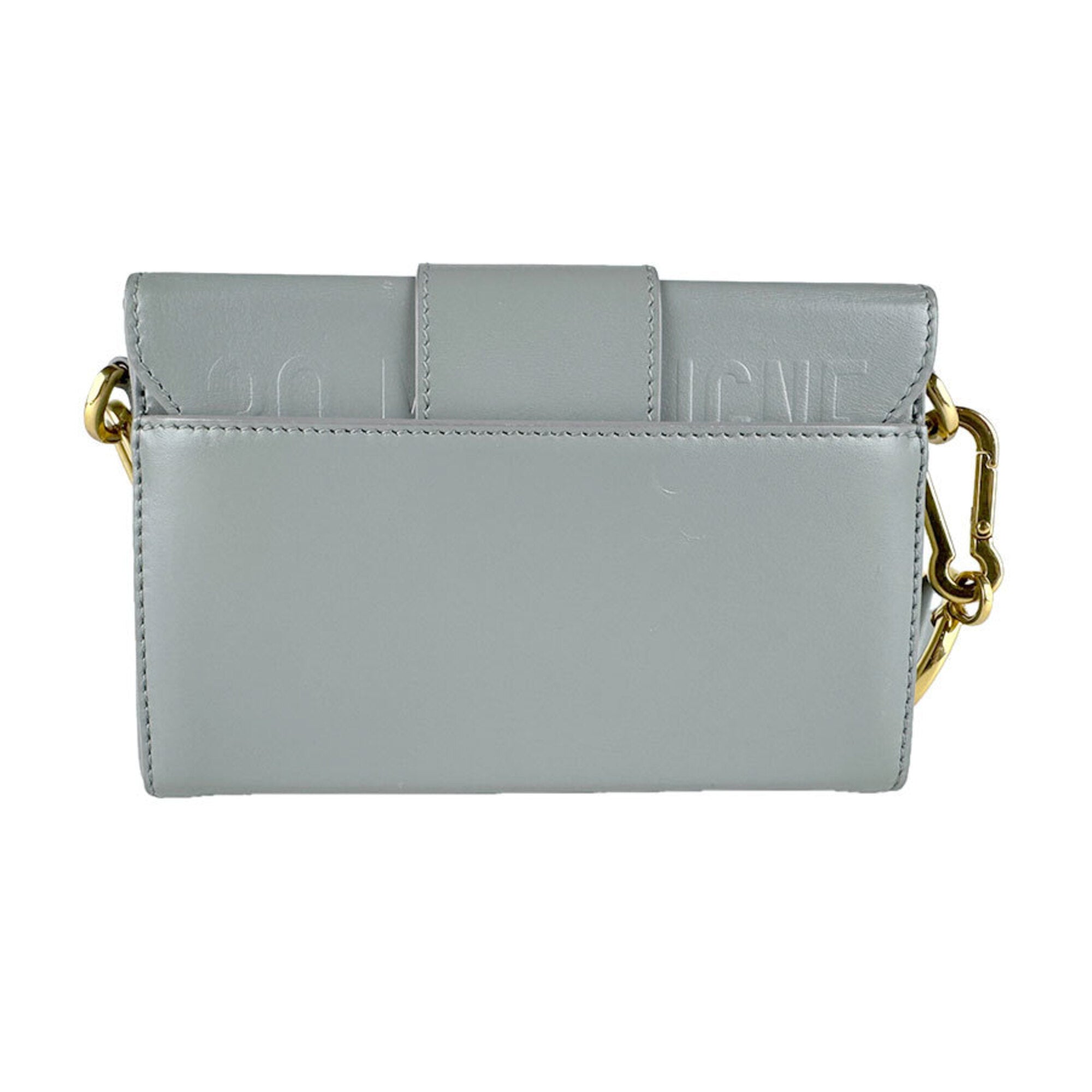 Christian Dior Gray Leather Shoulder Bag (Pre-Owned)