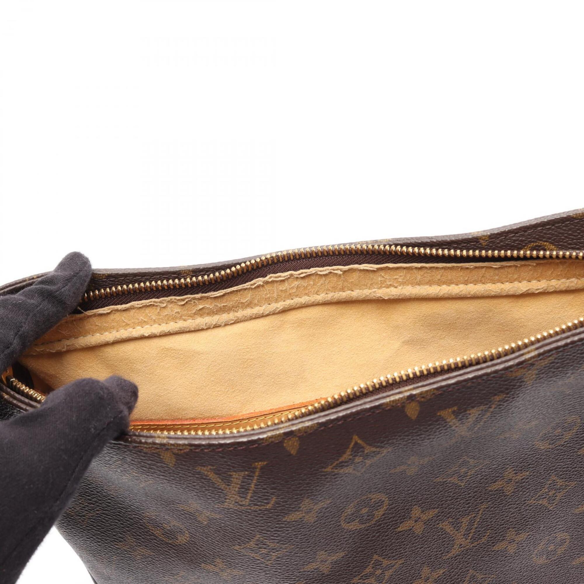 Louis Vuitton Brown Pvc Leather Handbag Shoulder Bag (Pre-Owned)