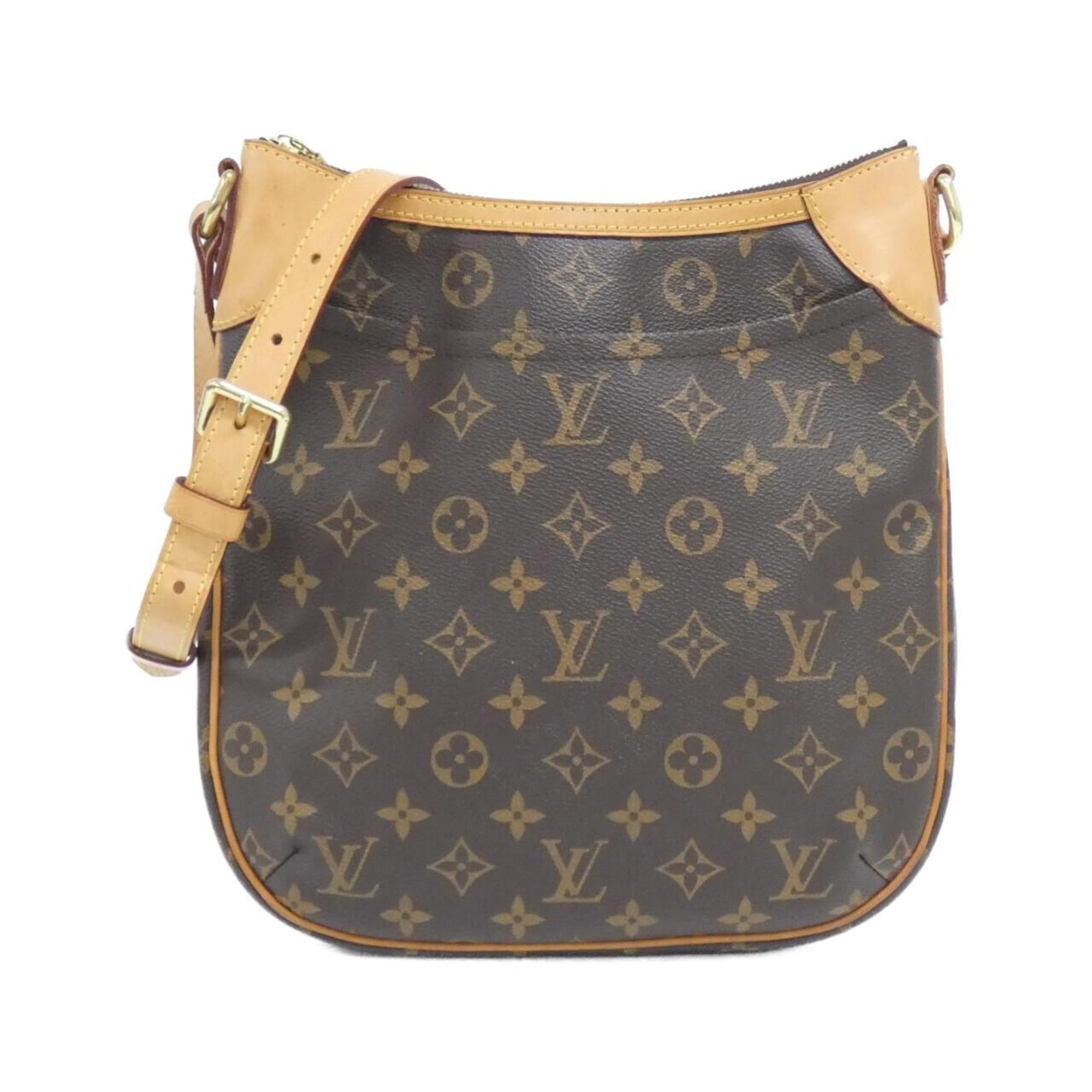 Louis Vuitton Marron Coated Canvas Shoulder Bag (Pre-Owned)