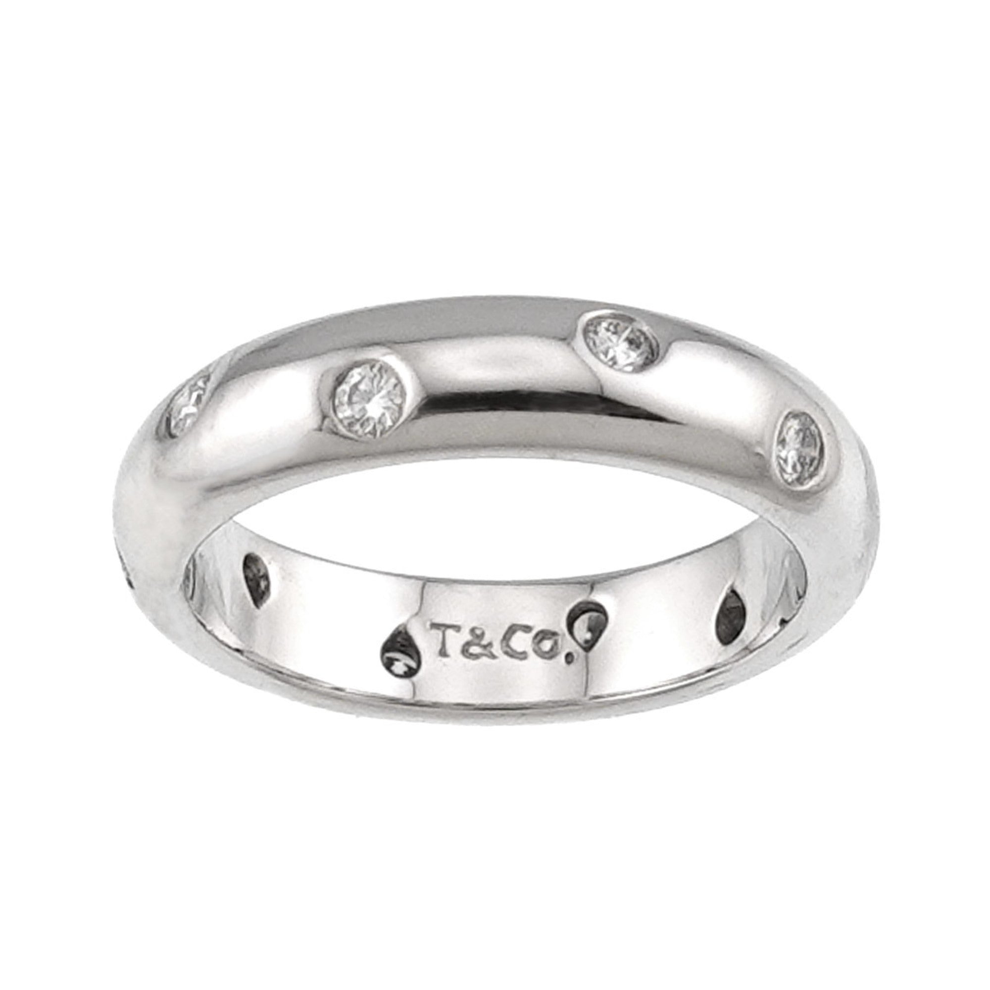 Tiffany Platinum 950 Band Ring (Pre-Owned)