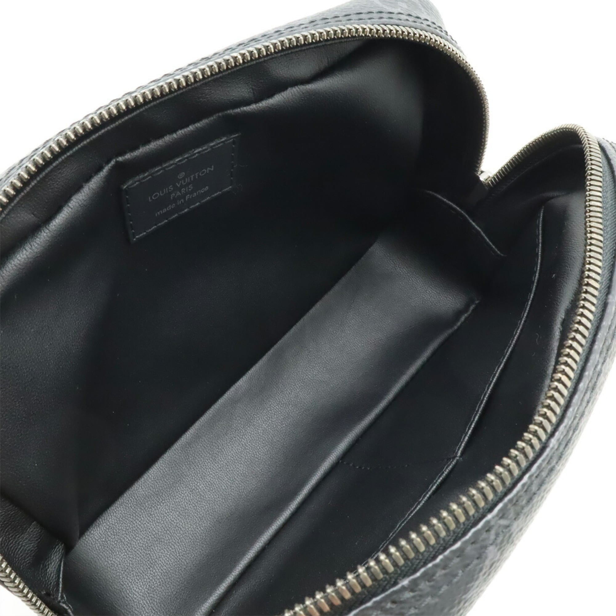 Louis Vuitton Black Gray Monogram Eclipse White Monogram Eclipse Clutch Bag Pouch (Pre-Owned)