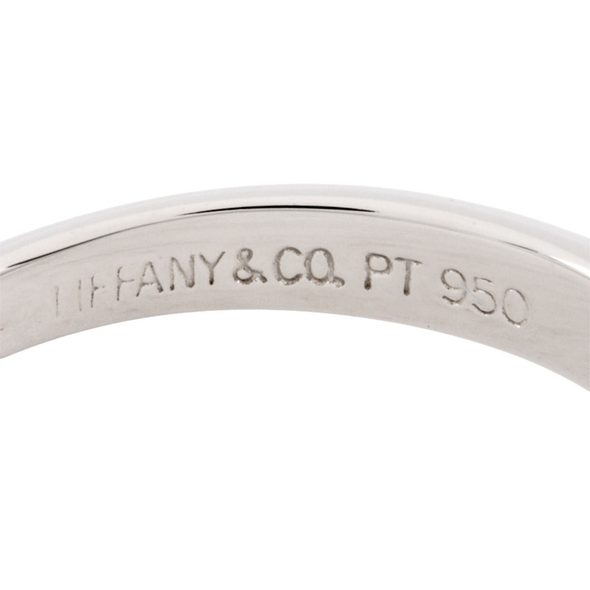 Tiffany Platinum 950 Band Ring (Pre-Owned)