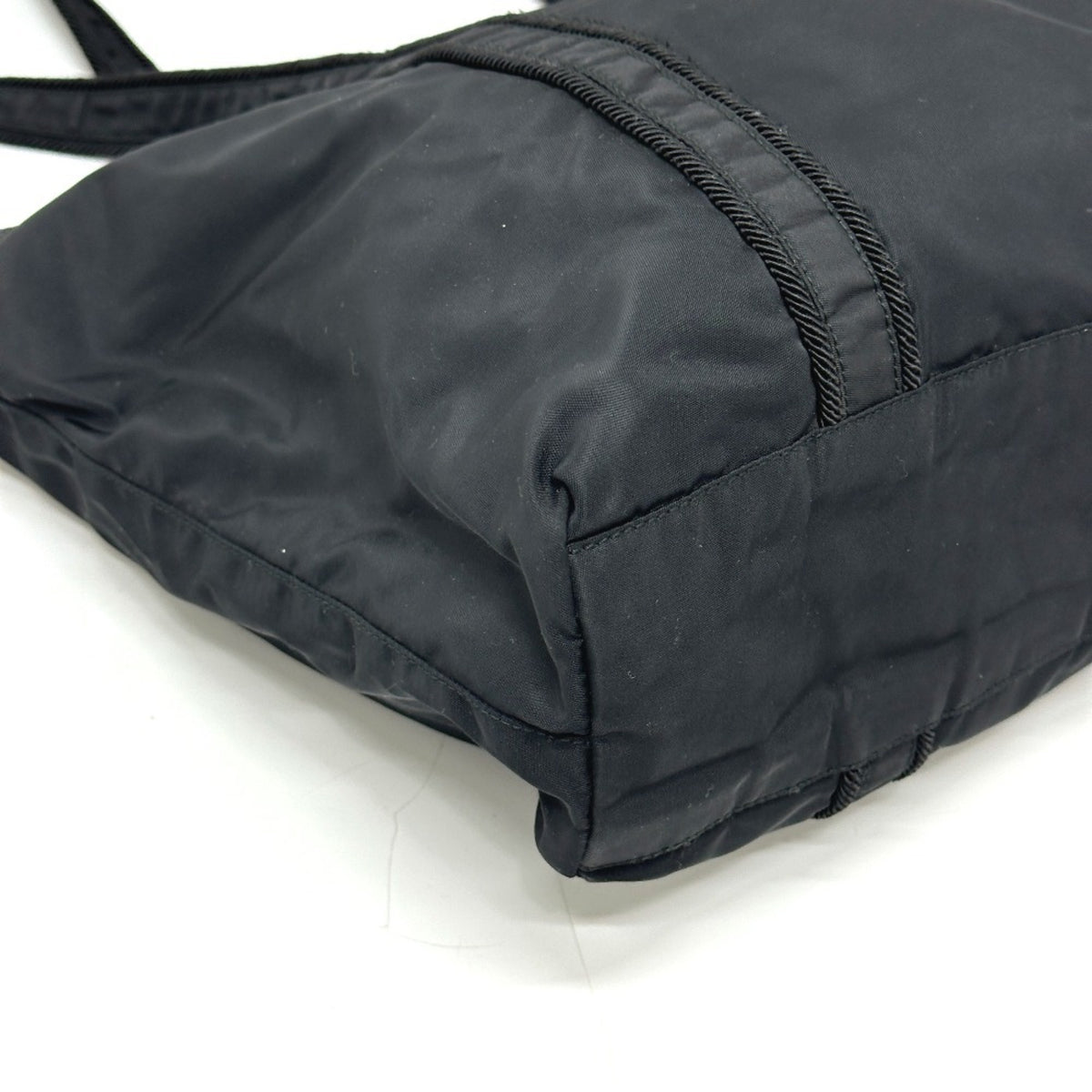 Prada Black Nylon Handbag Shoulder Bag Tote Bag (Pre-Owned)