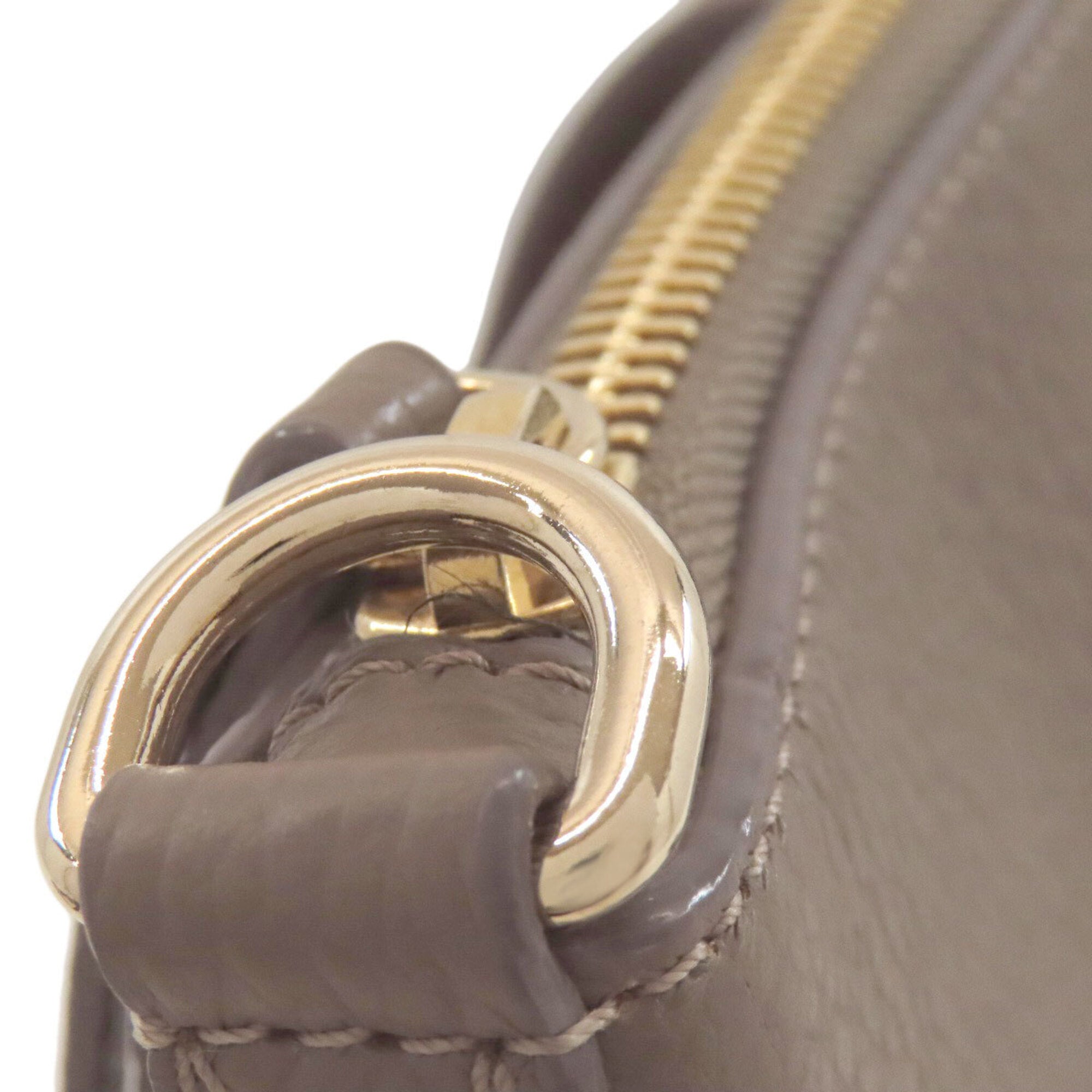 Jimmy Choo Grayish Leather Handbag (Pre-Owned)