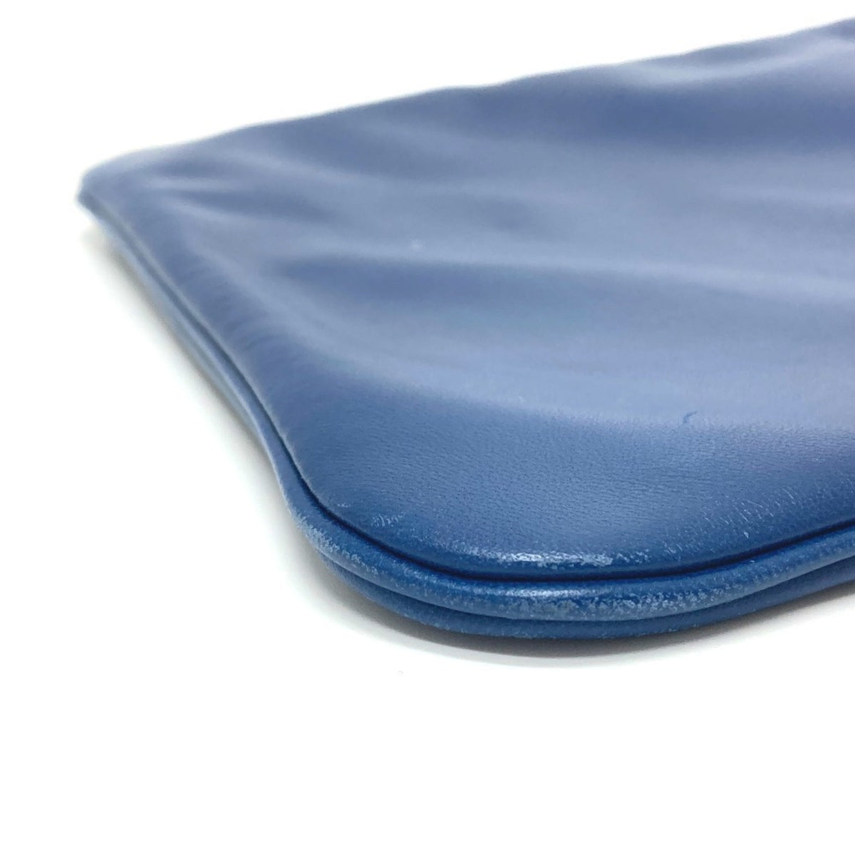 Hermes Blue Swift Leather Pochette Shoulder Bag (Pre-Owned)