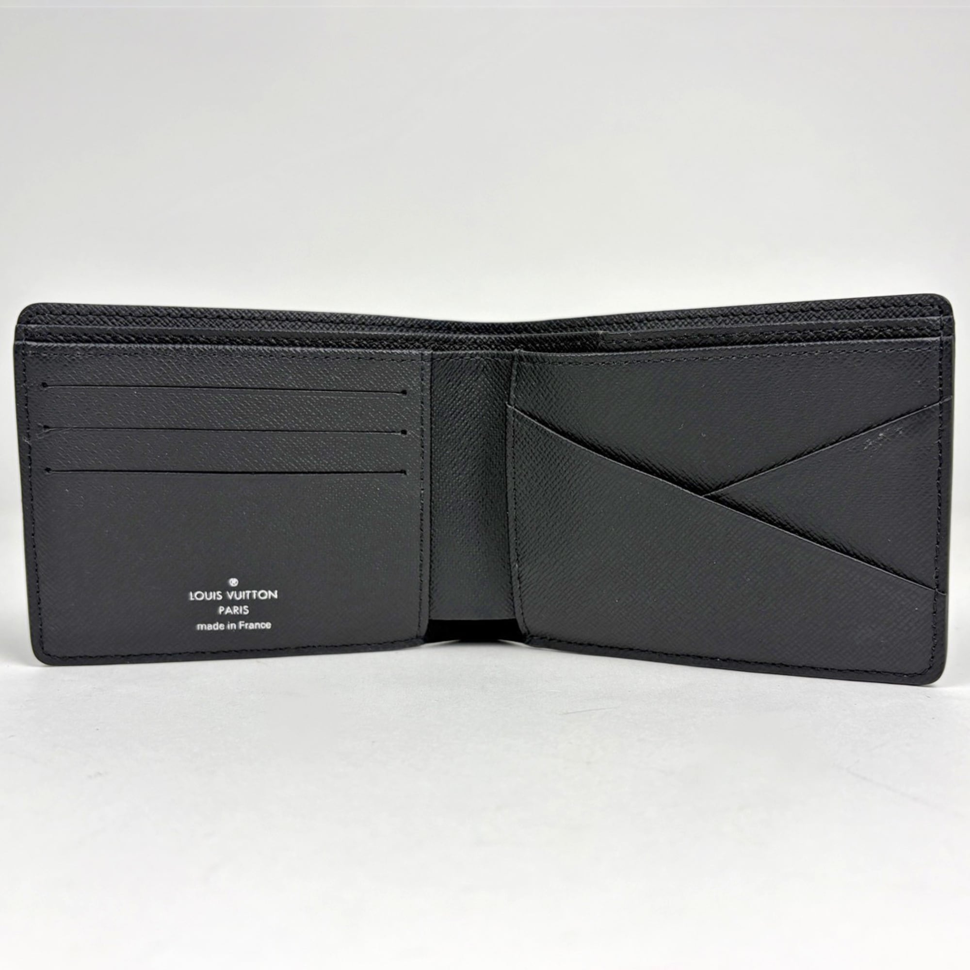 Louis Vuitton Black Monogram Eclipse Wallet (Bi-Fold) (Pre-Owned)