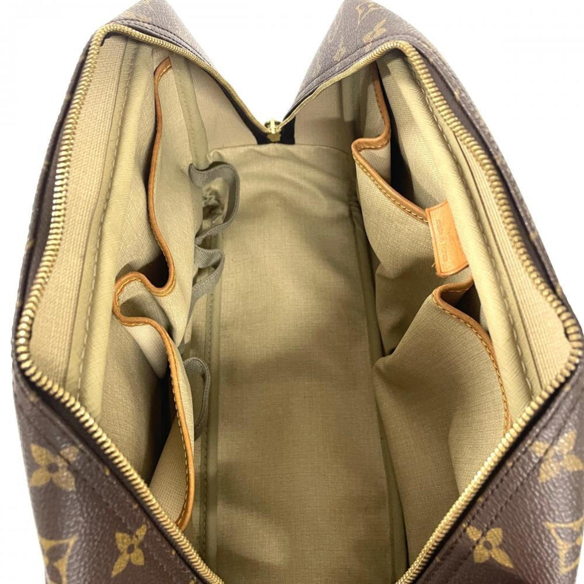 Louis Vuitton Brown Monogram Canvas Handbag (Pre-Owned)
