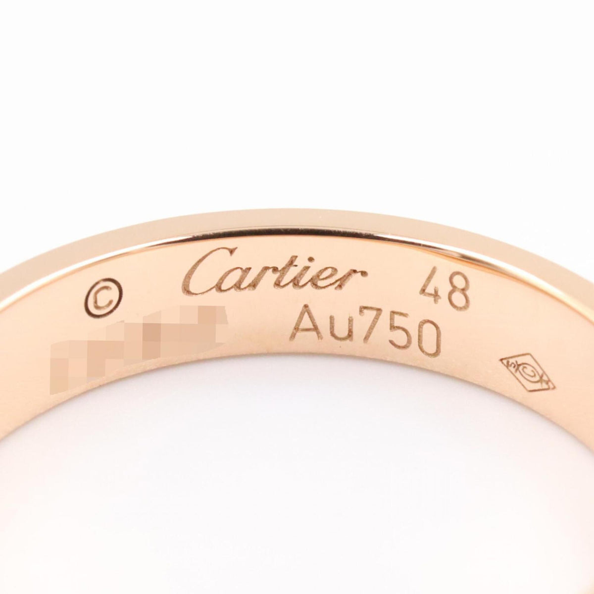 Cartier Gold Pink Gold (18K) Band Ring (Pre-Owned)