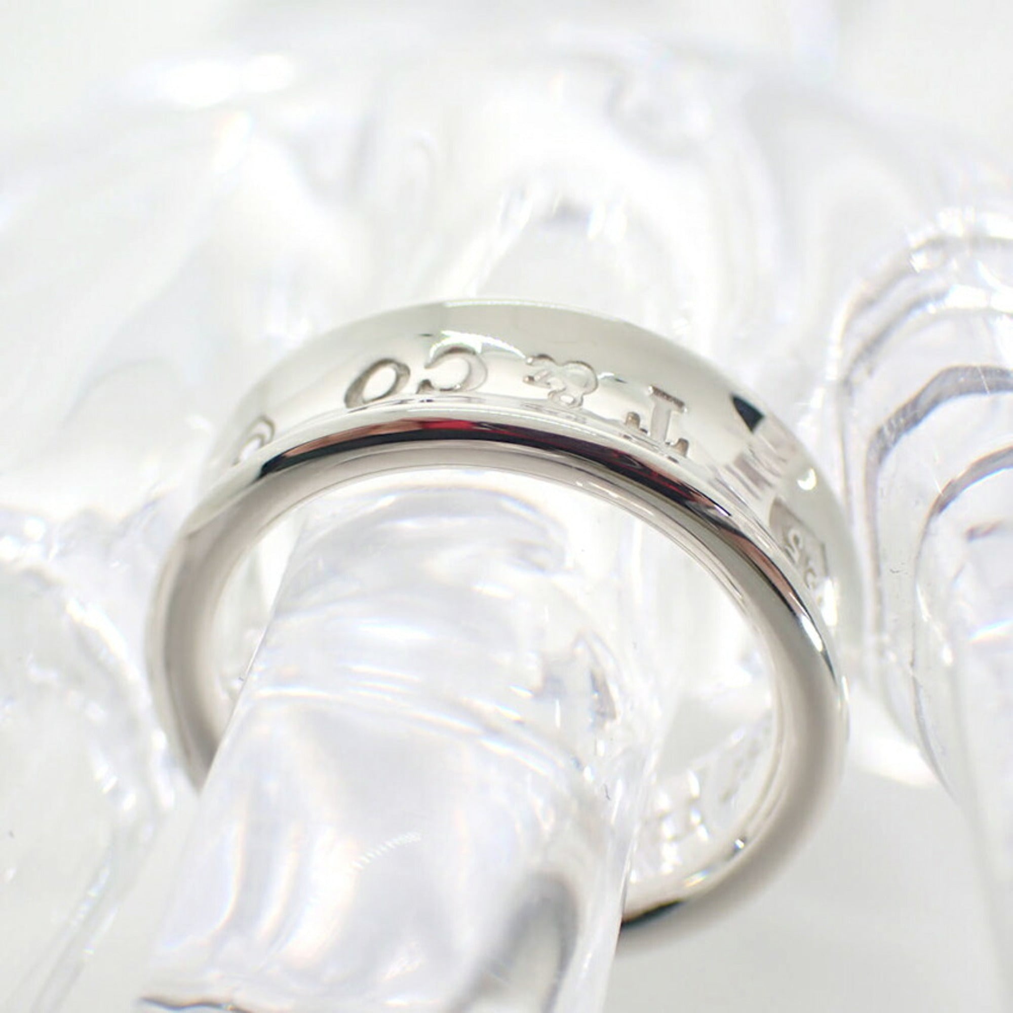 Tiffany Sterling Silver 925 Band Ring (Pre-Owned)