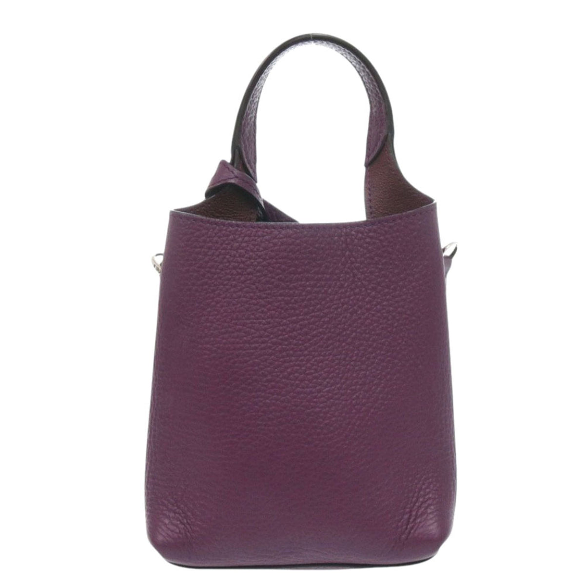 Tod's Purple Leather Handbag Shoulder Bag (Pre-Owned)