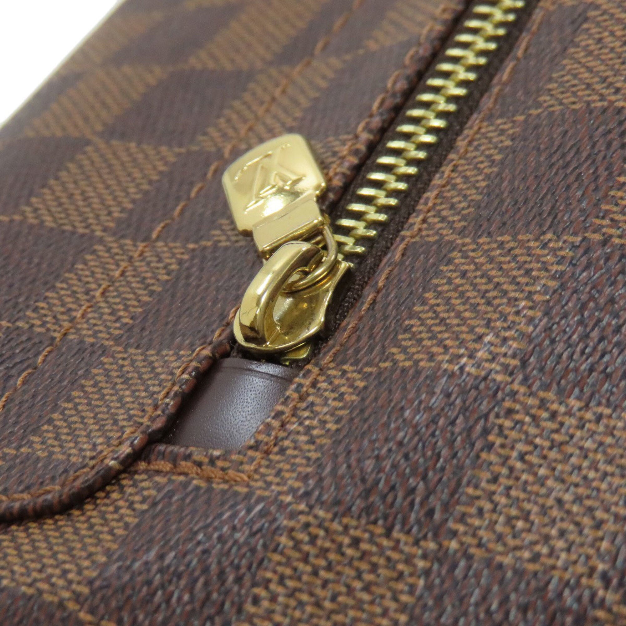 Louis Vuitton Brown Damier Canvas Ebene Damier Canvas Shoulder Bag (Pre-Owned)