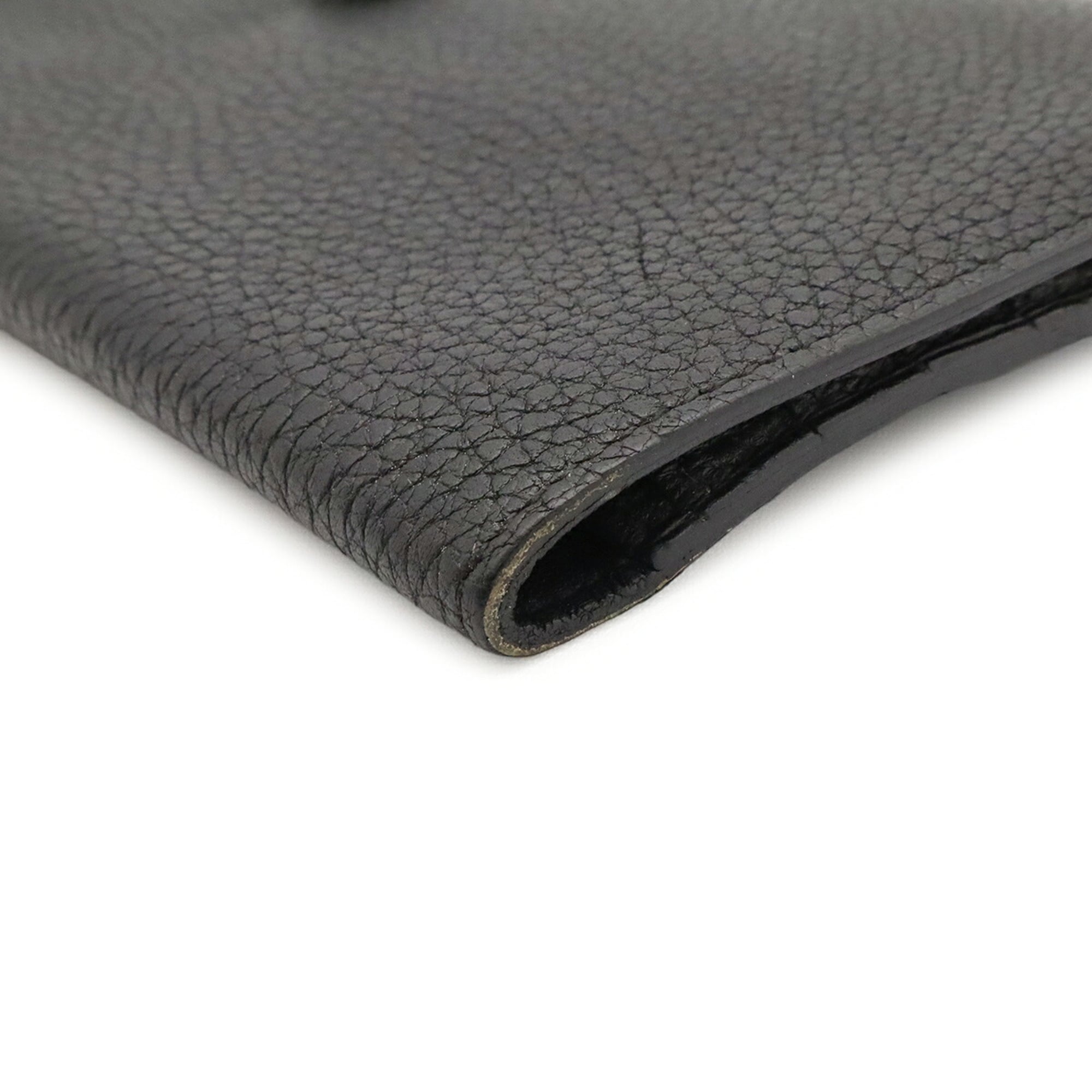 Hermes Black Togo Leather Long Wallet (Bi-Fold) (Pre-Owned)