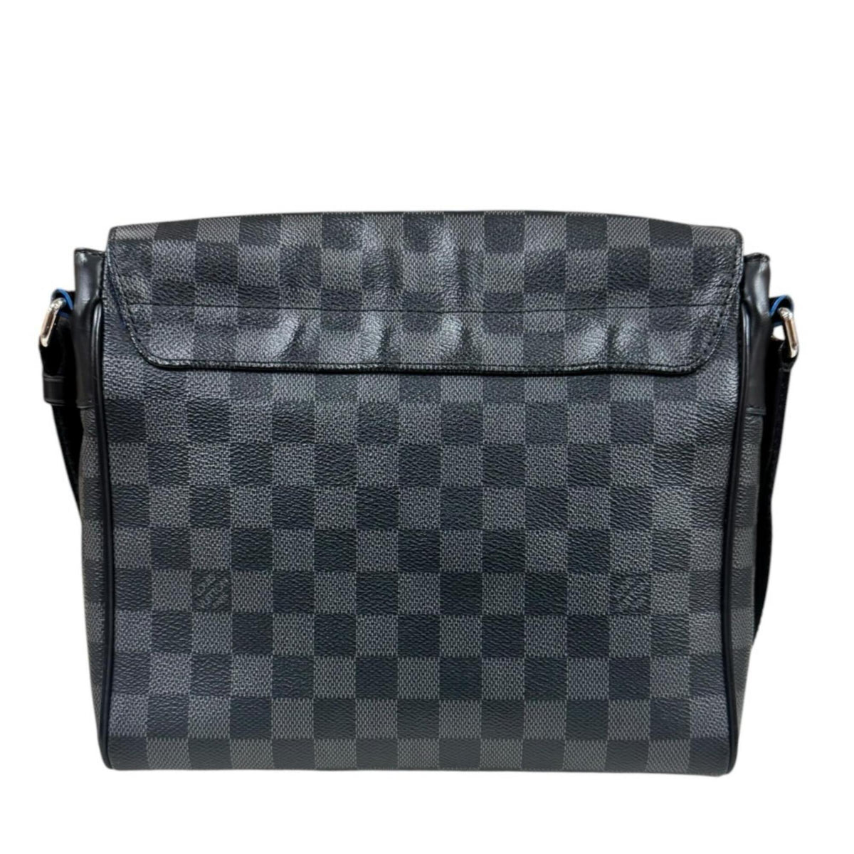 Louis Vuitton Damier Graphite Black Blue Damier Graphite Shoulder Bag (Pre-Owned)