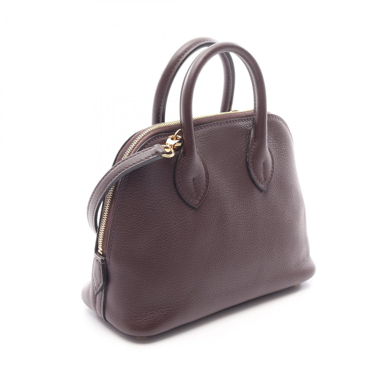 Hermes Brown Pink Evercalf Leather Leather Handbag (Pre-Owned)