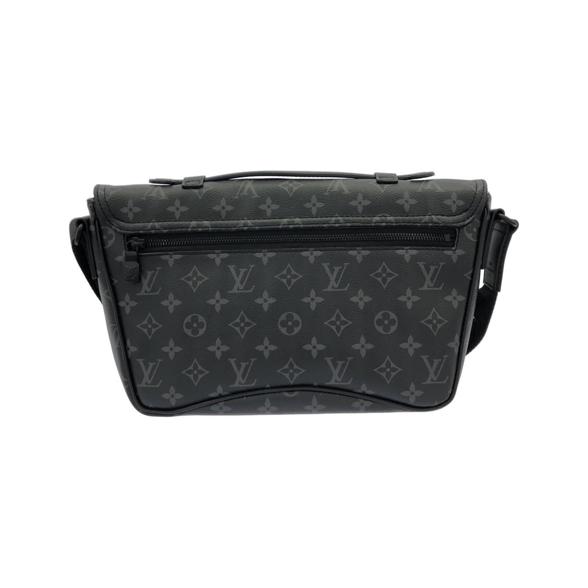 Louis Vuitton Black Coated Canvas Shoulder Bag (Pre-Owned)