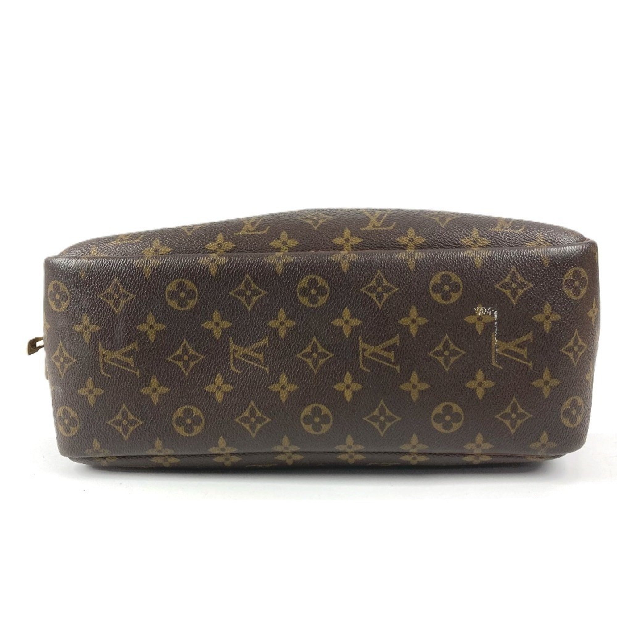 Louis Vuitton Brown Monogram Boston Bag Handbag Tote Bag (Pre-Owned)
