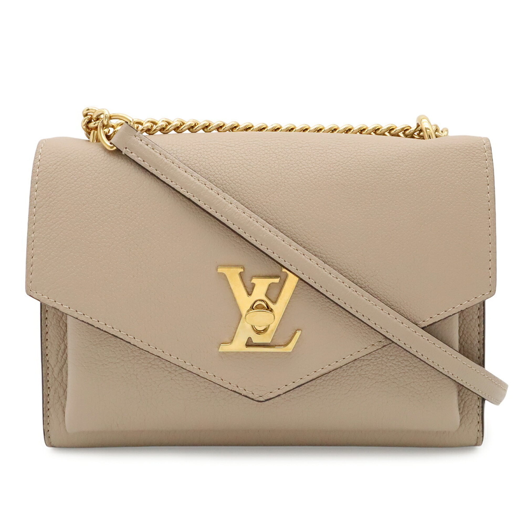 Louis Vuitton Grayish Leather Pochette Shoulder Bag (Pre-Owned)
