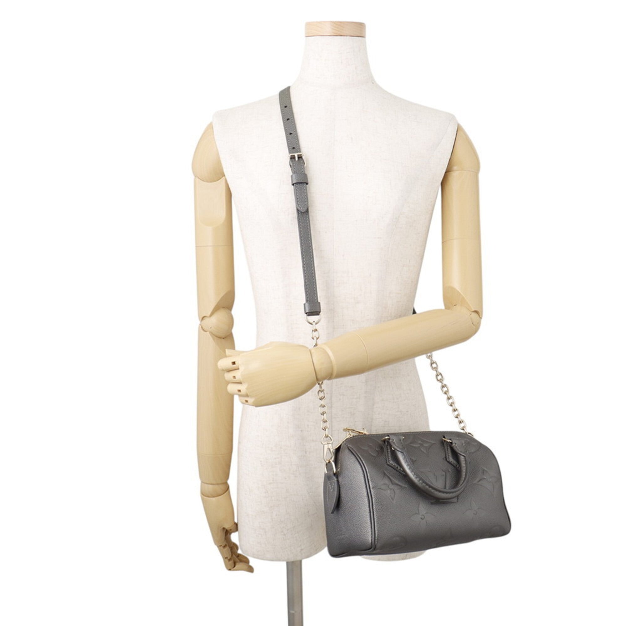 Louis Vuitton Monogram Empreinte Gunmetal Monogram Empreinte Handbag Shoulder Bag (Pre-Owned)