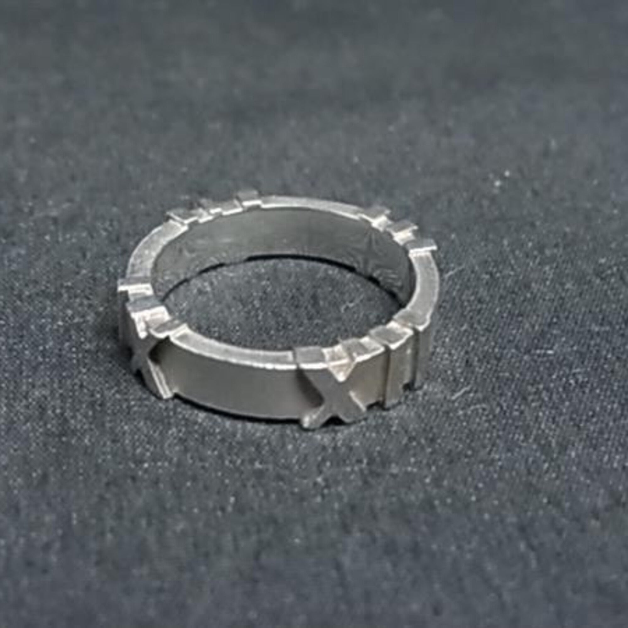 Tiffany Silver 925 Band Ring (Pre-Owned)