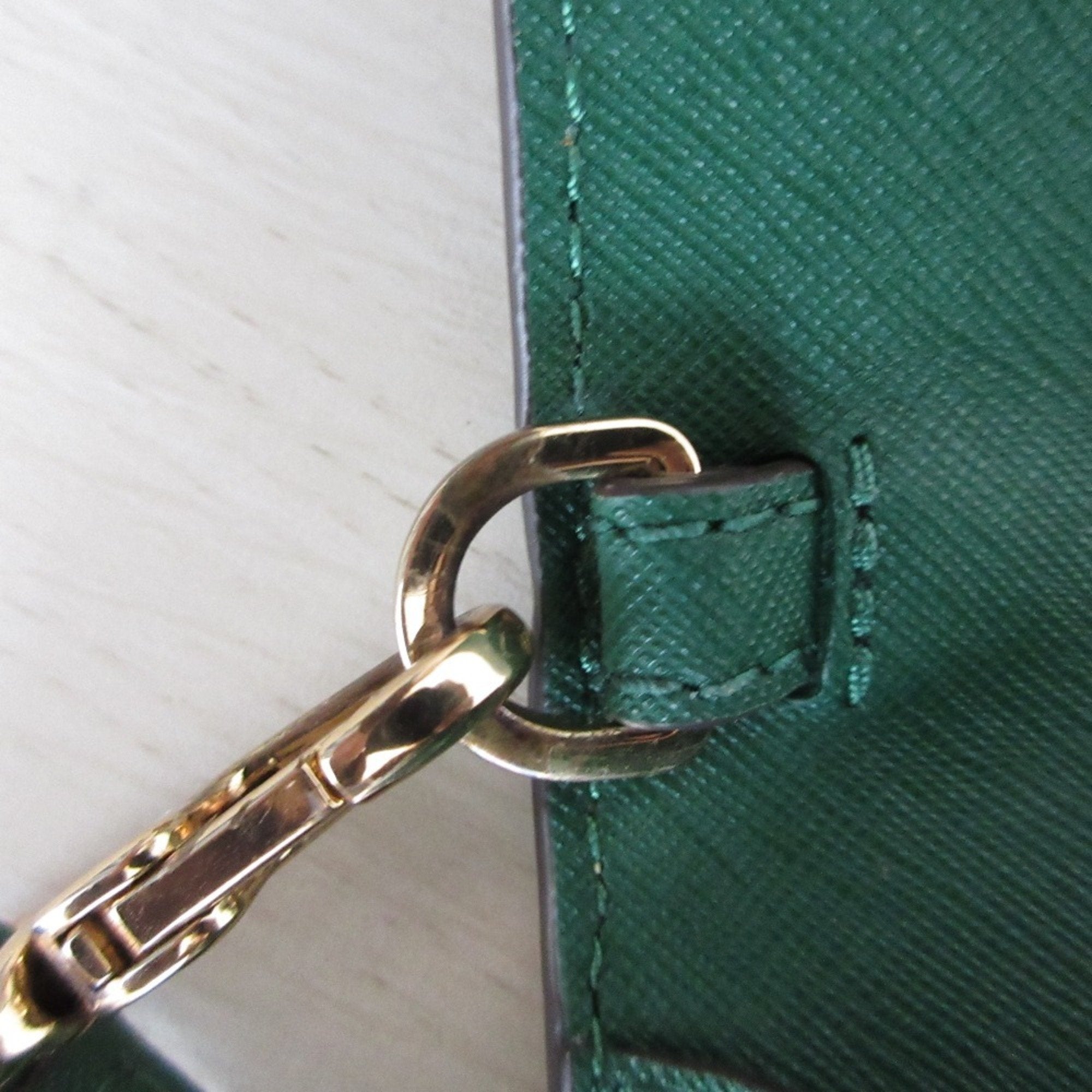 Tory Burch Green Pochette Shoulder Bag (Pre-Owned)