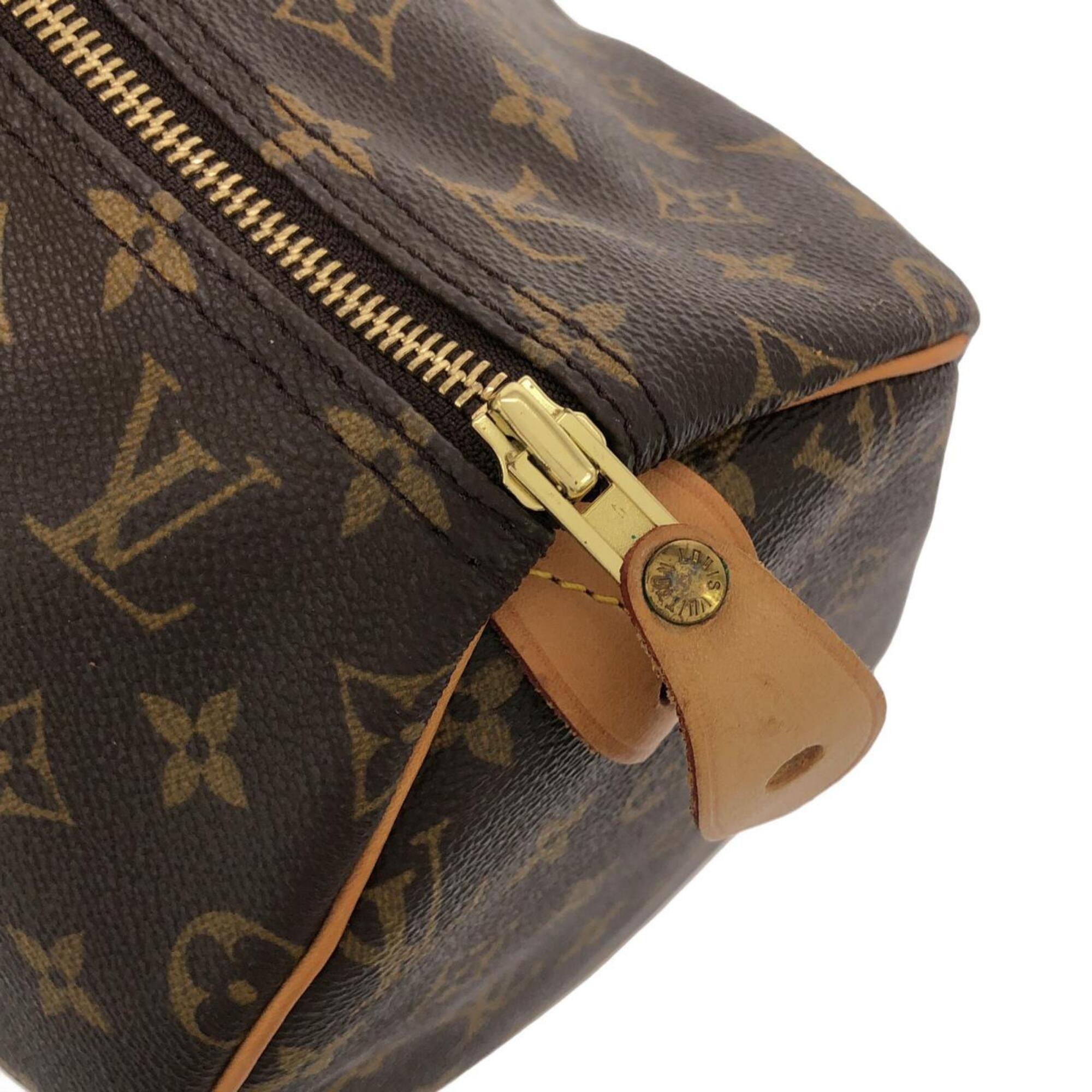 Louis Vuitton Marron Coated Canvas Boston Bag (Pre-Owned)