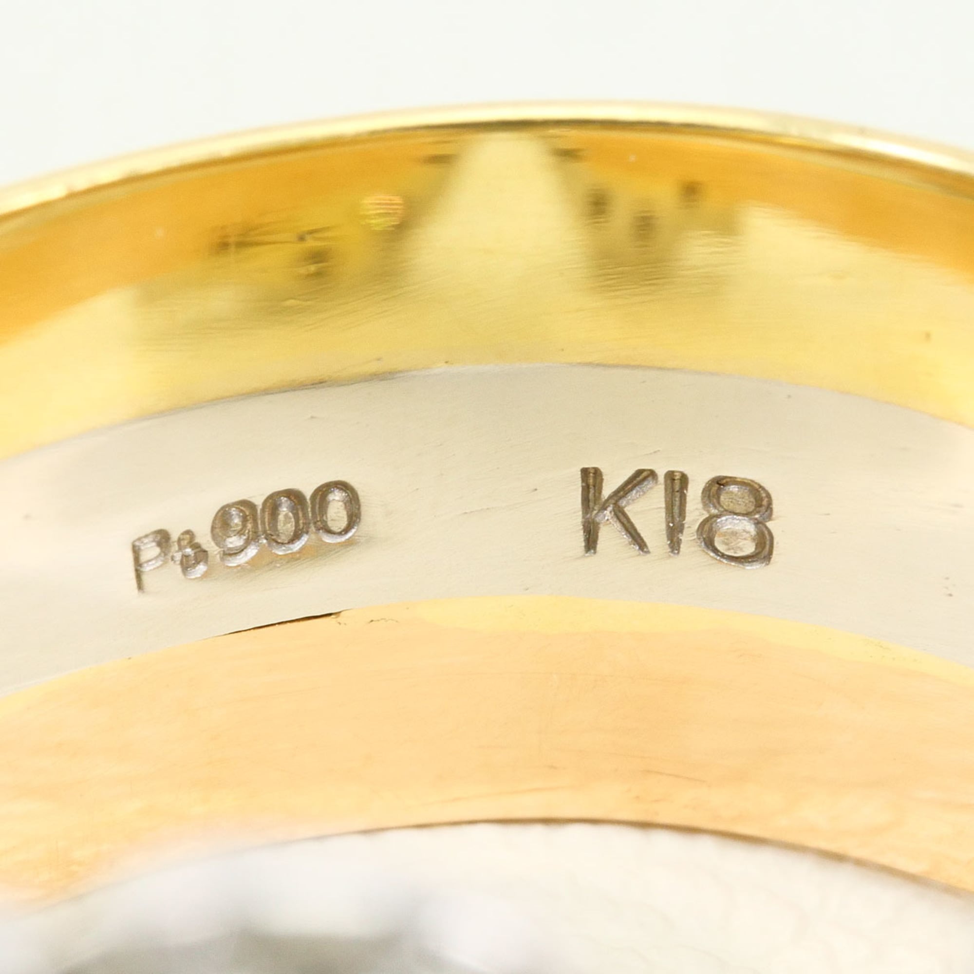 Unbranded Pink Gold Platinum Yellow Gold Yellow Gold (18K) Pink Gold (18K) Platinum 900 Band Ring (Pre-Owned)