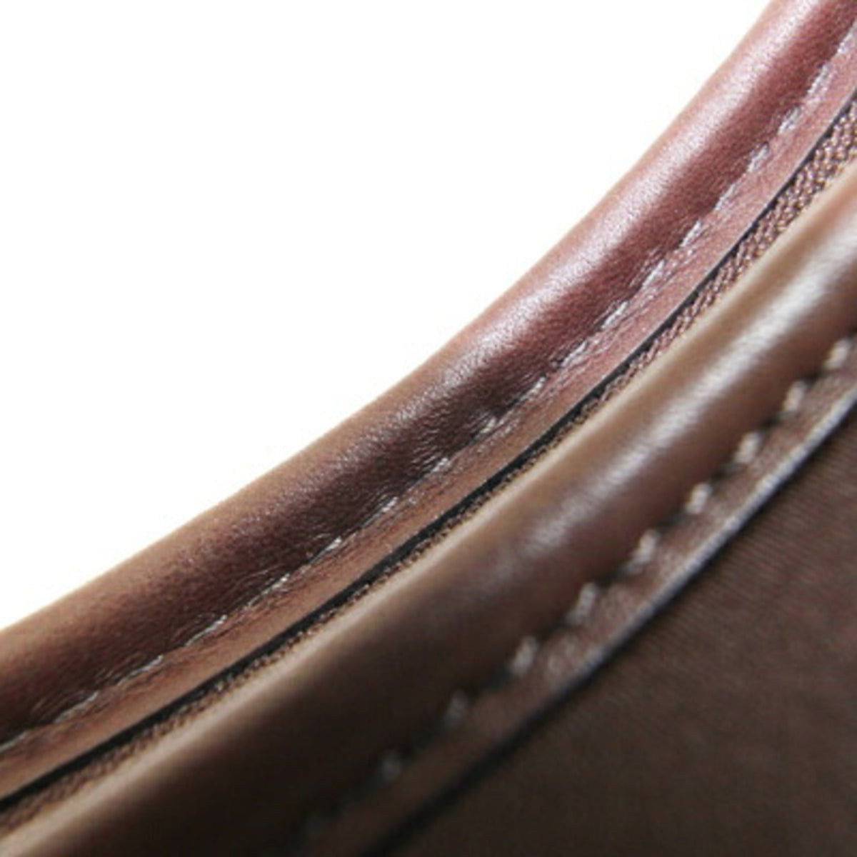 Coach Dark Brown Elastane Leather Handbag Shoulder Bag (Pre-Owned)