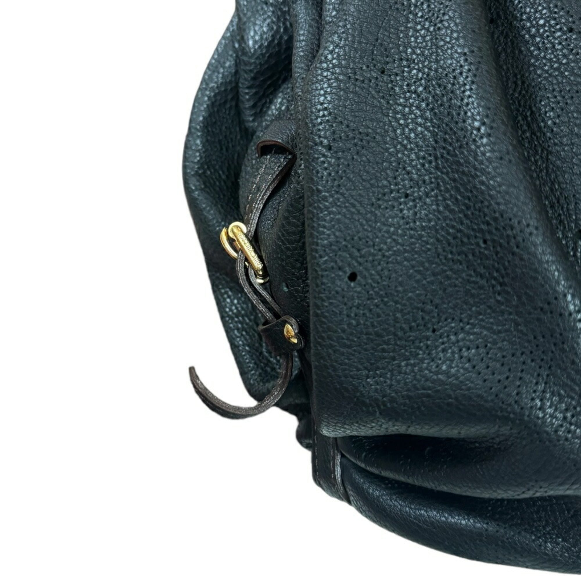 Louis Vuitton Black Noir Mahina Leather Handbag (Pre-Owned)