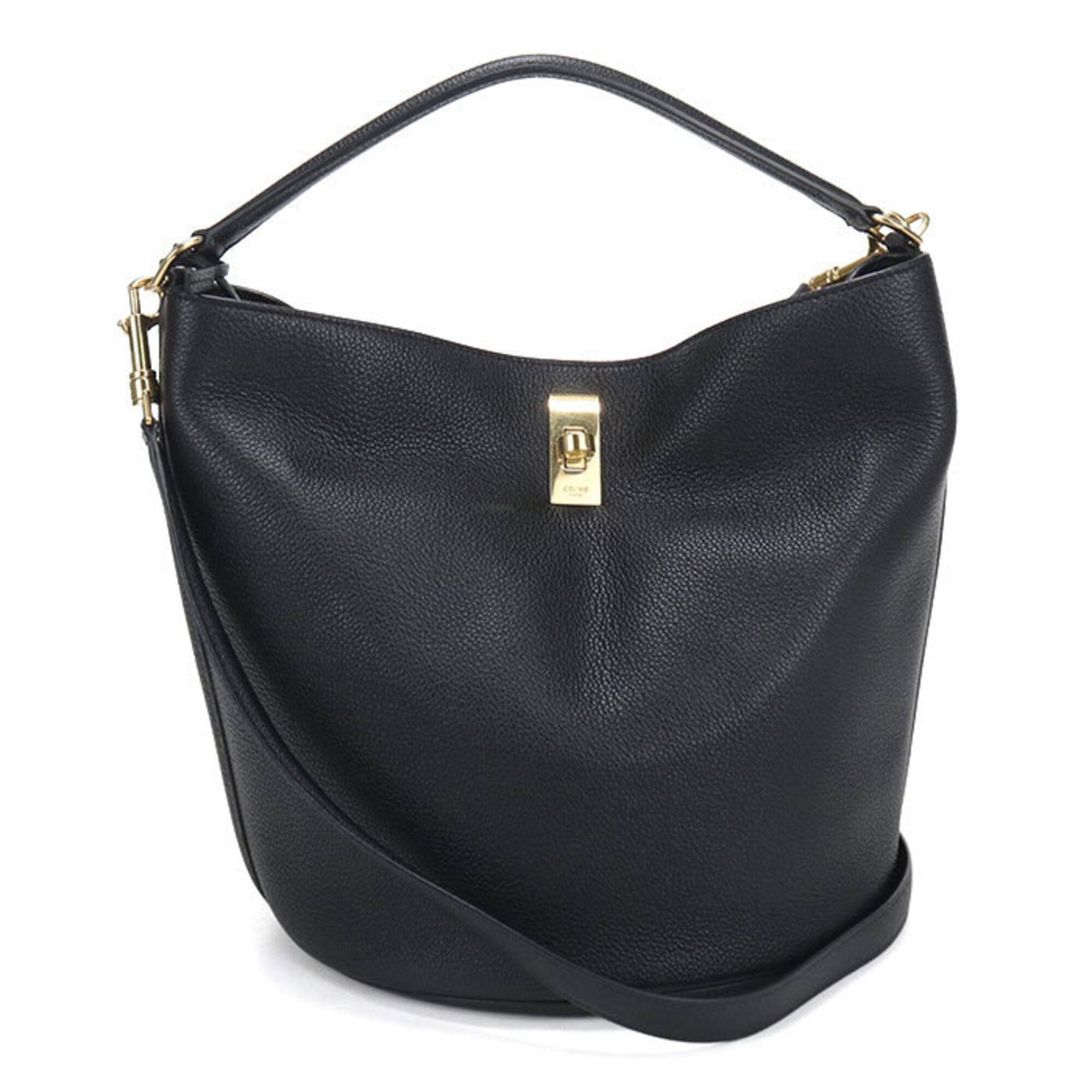 Celine Black Leather Handbag Pouch (Pre-Owned)