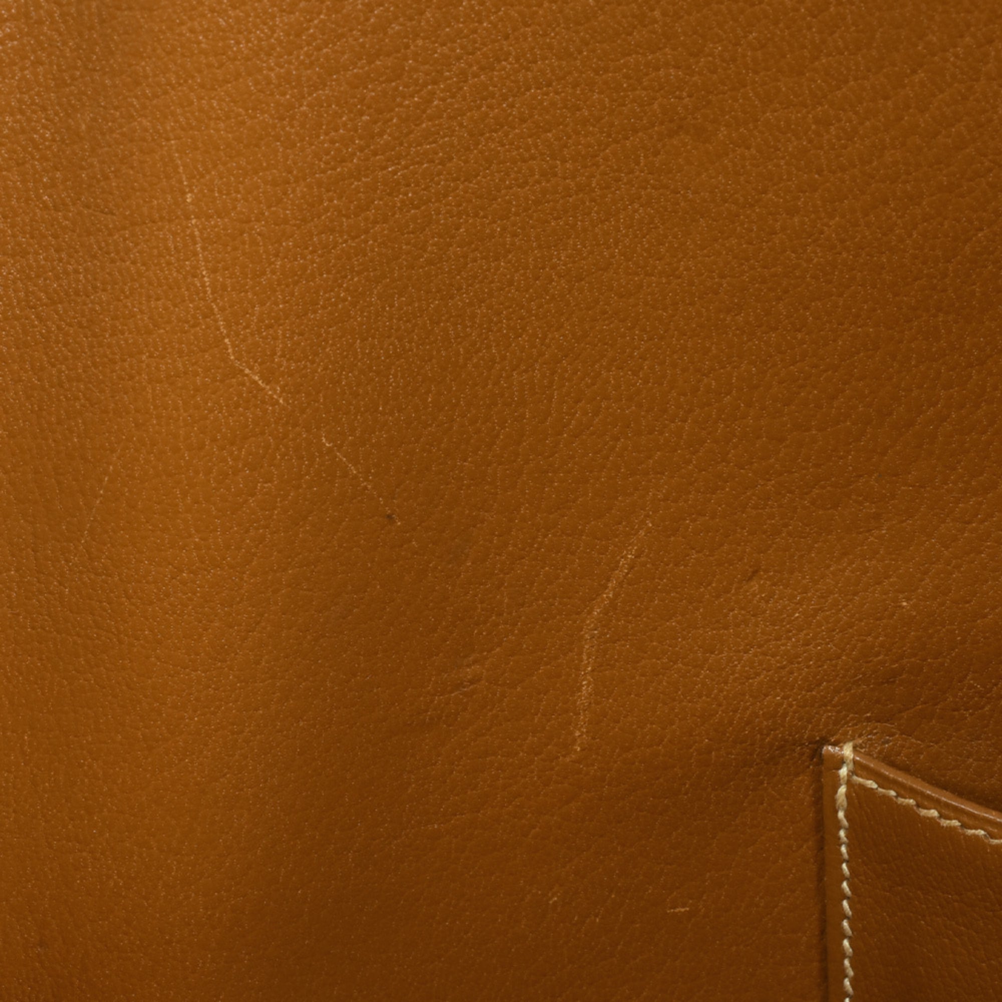 Hermes Natural Leather Handbag (Pre-Owned)