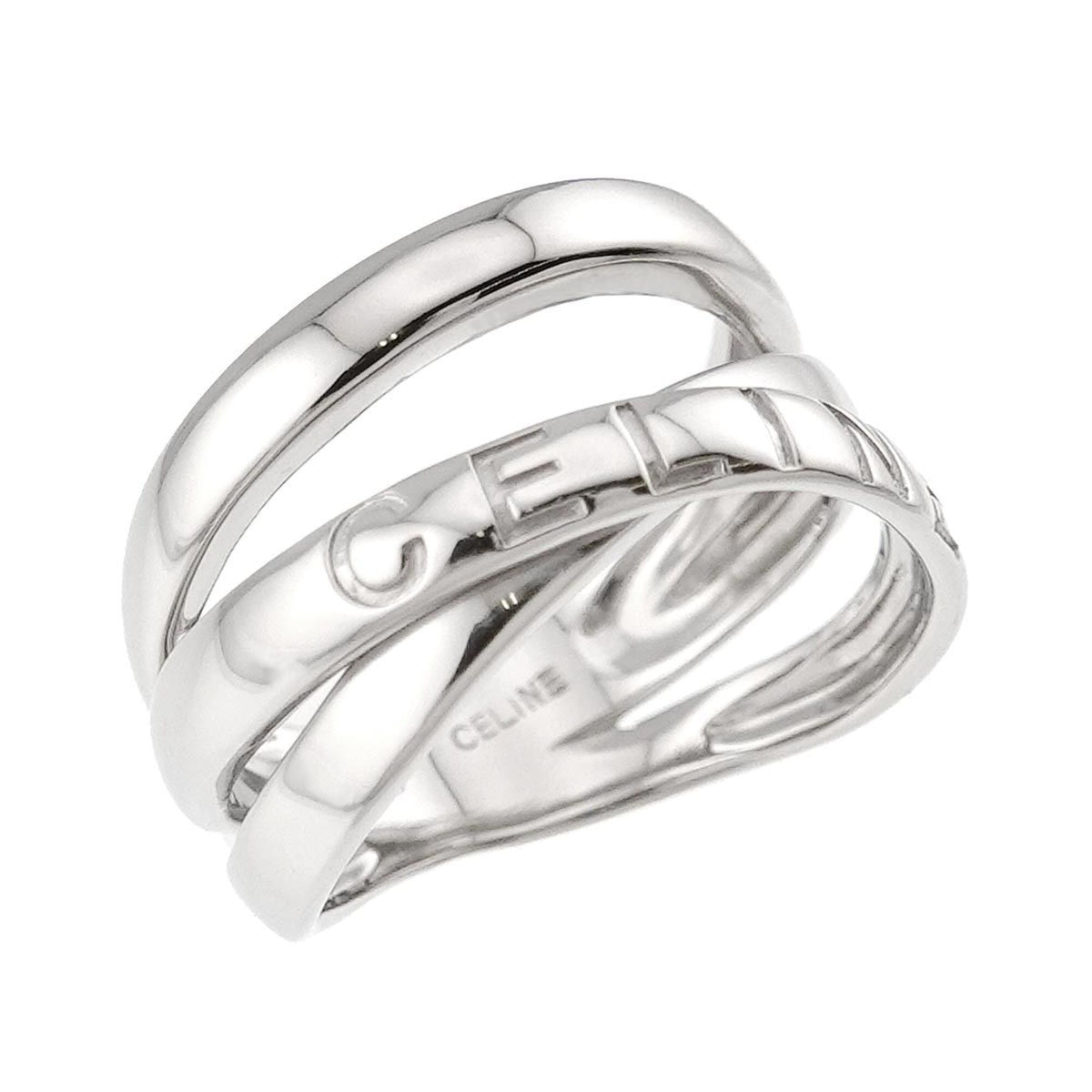 Celine Platinum 900 Band Ring (Pre-Owned)