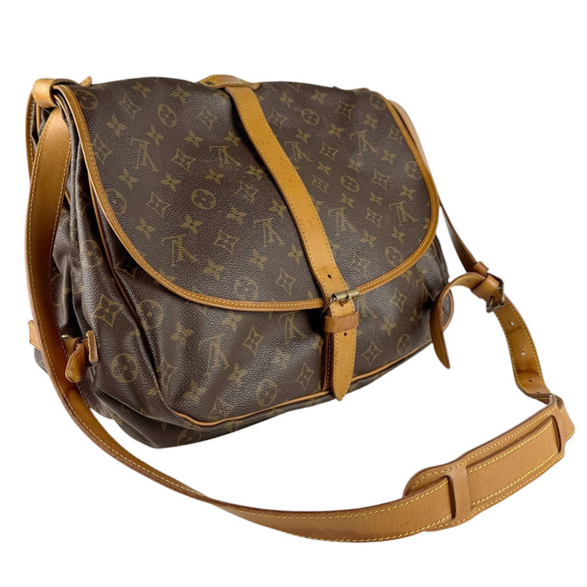 Louis Vuitton Brown Monogram Monogram Shoulder Bag (Pre-Owned)