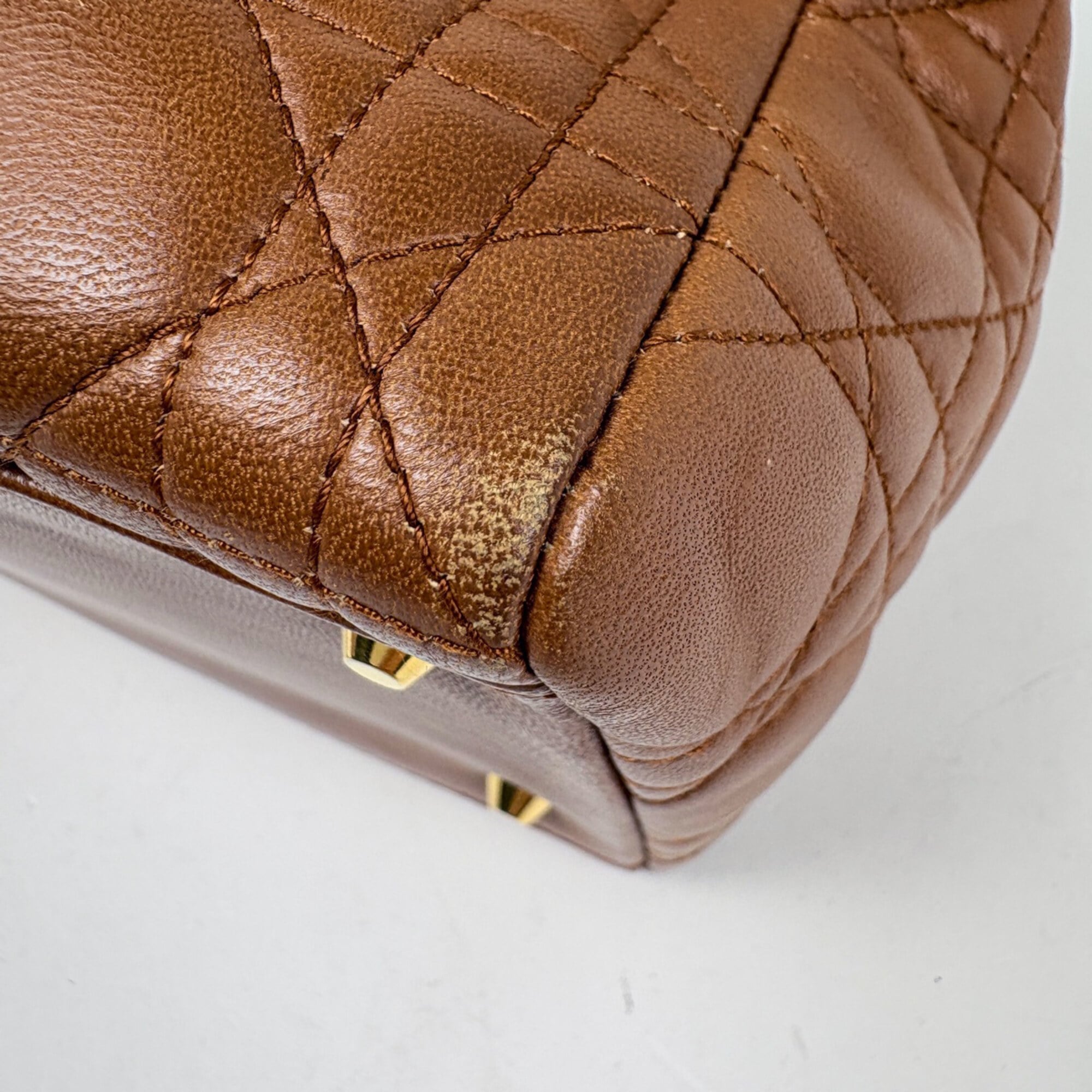 Christian Dior Brown Leather Handbag (Pre-Owned)