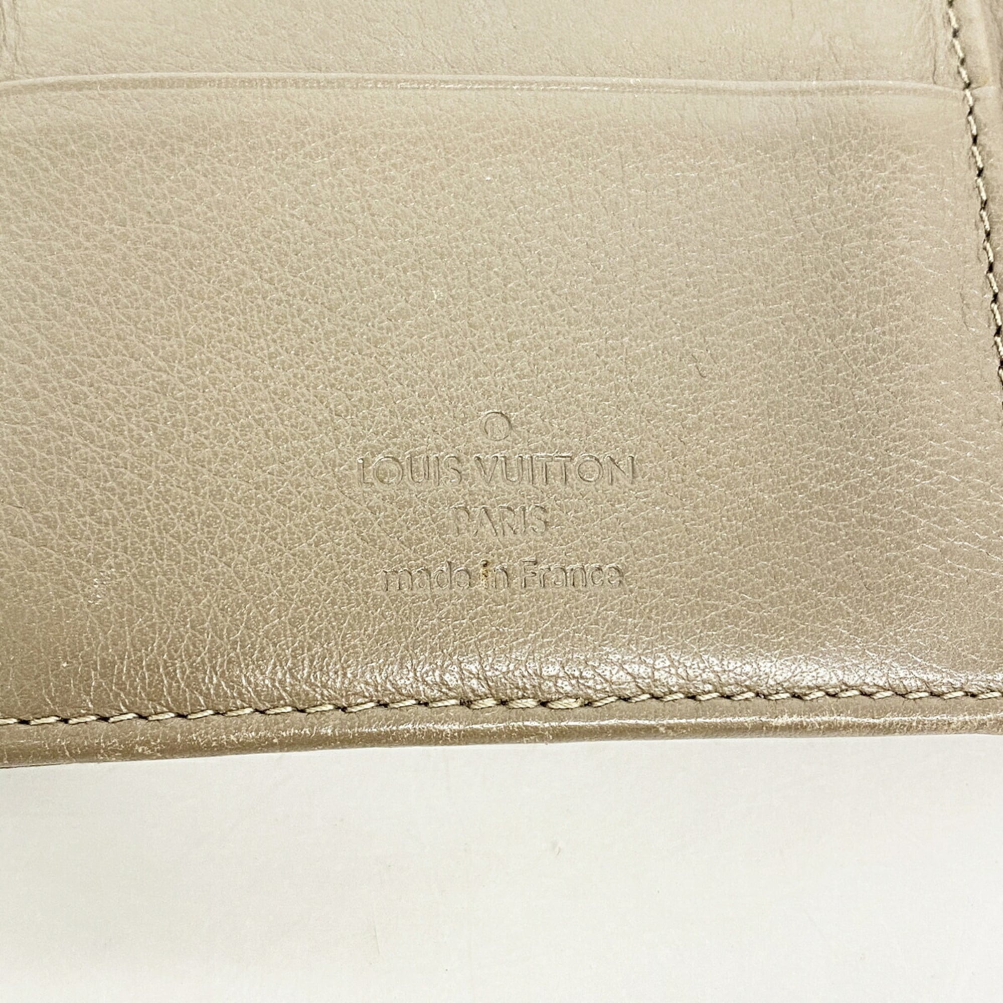 Louis Vuitton Taupe Long Wallet (Tri-Fold) (Pre-Owned)