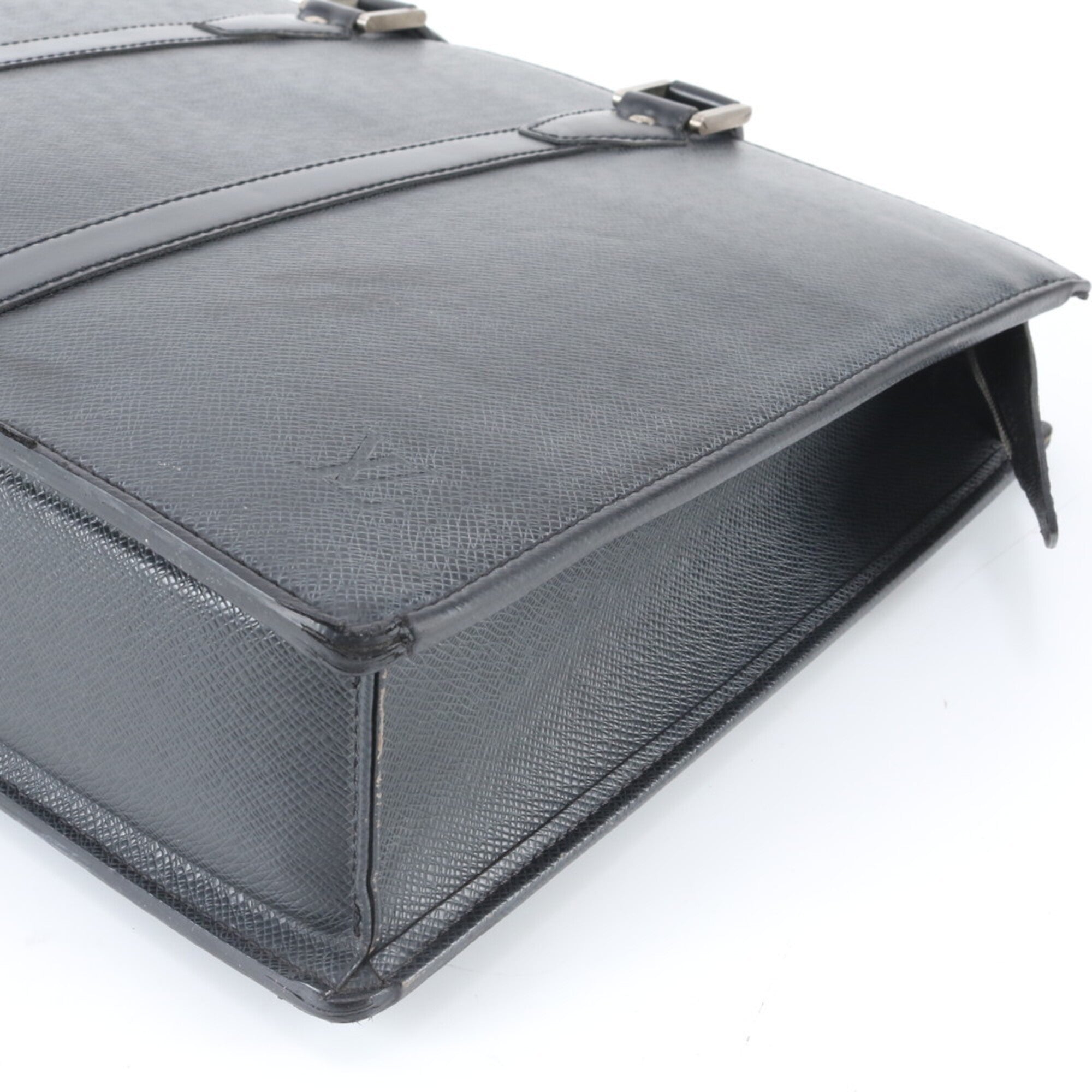 Louis Vuitton Ardoise Galle Leather Handbag Tote Bag (Pre-Owned)