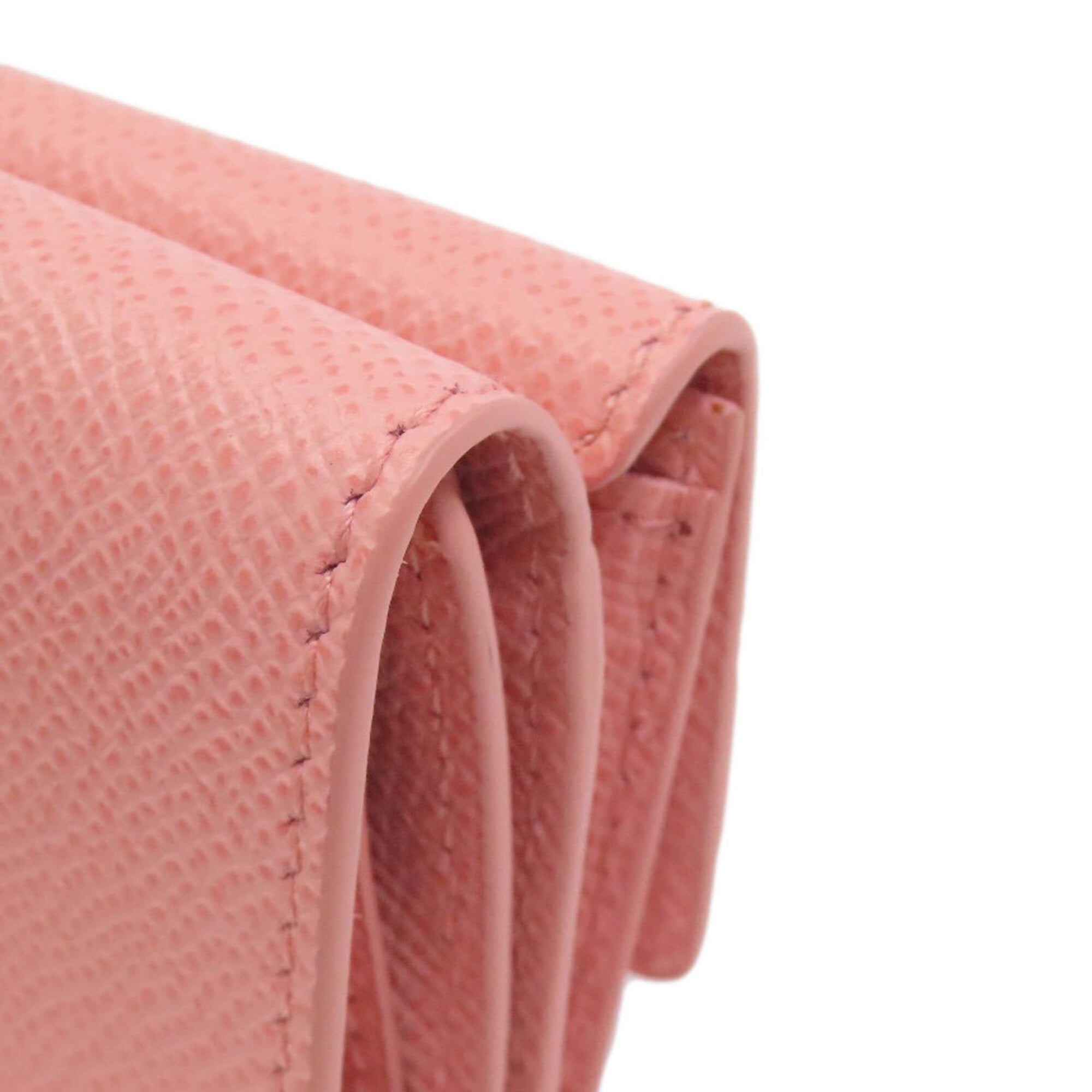 Salvatore Ferragamo Pink Leather Wallet (Bi-Fold) (Pre-Owned)