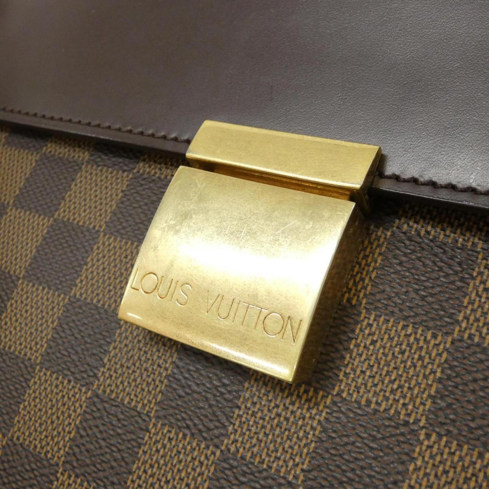 Louis Vuitton Damier Canvas Ebene Damier Canvas Handbag (Pre-Owned)