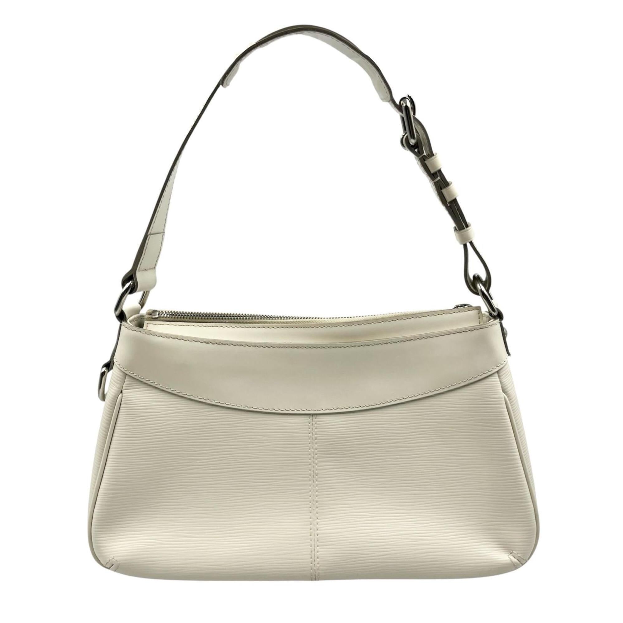 Louis Vuitton White Epi Leather Shoulder Bag (Pre-Owned)