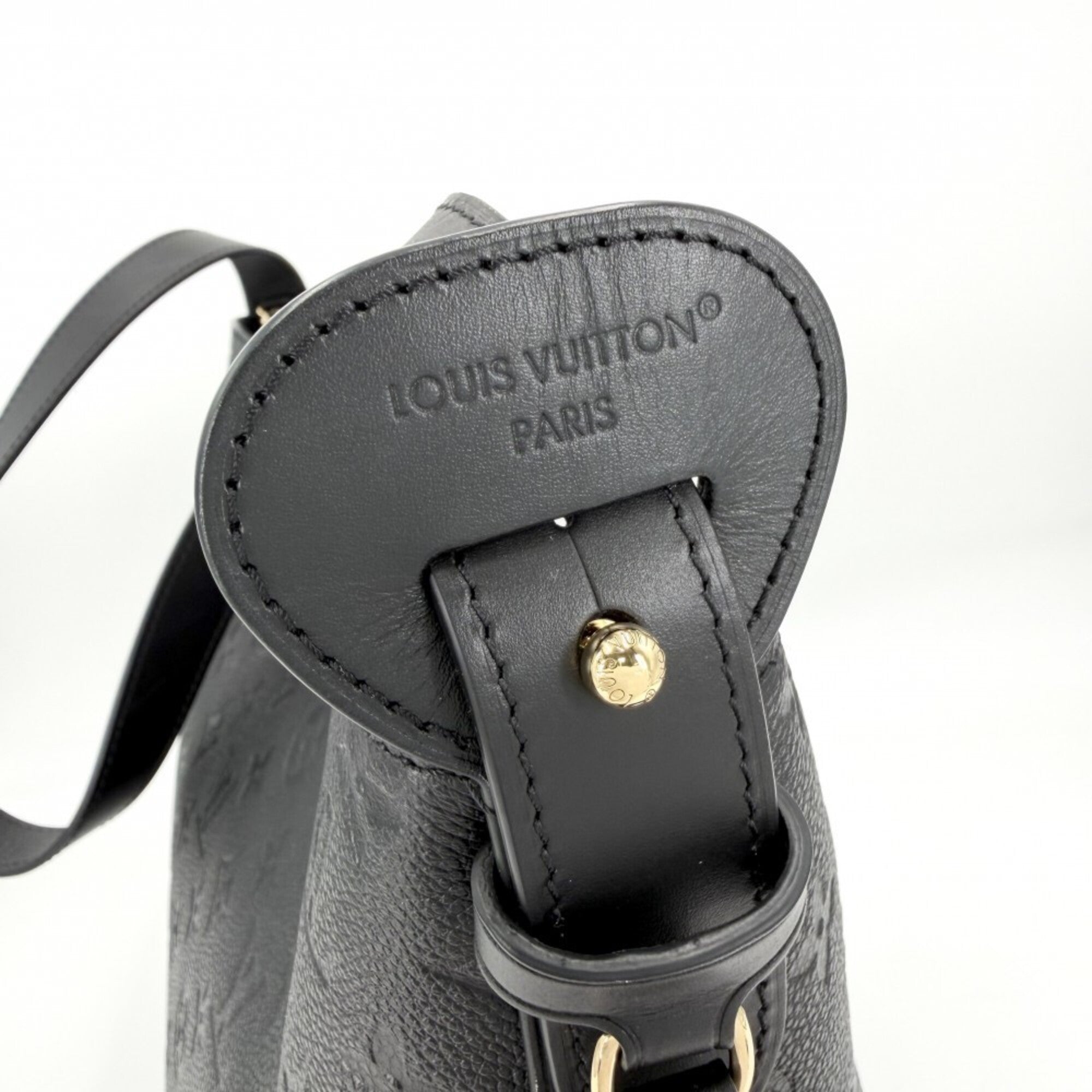 Louis Vuitton Black Monogram Empreinte Shoulder Bag (Pre-Owned)