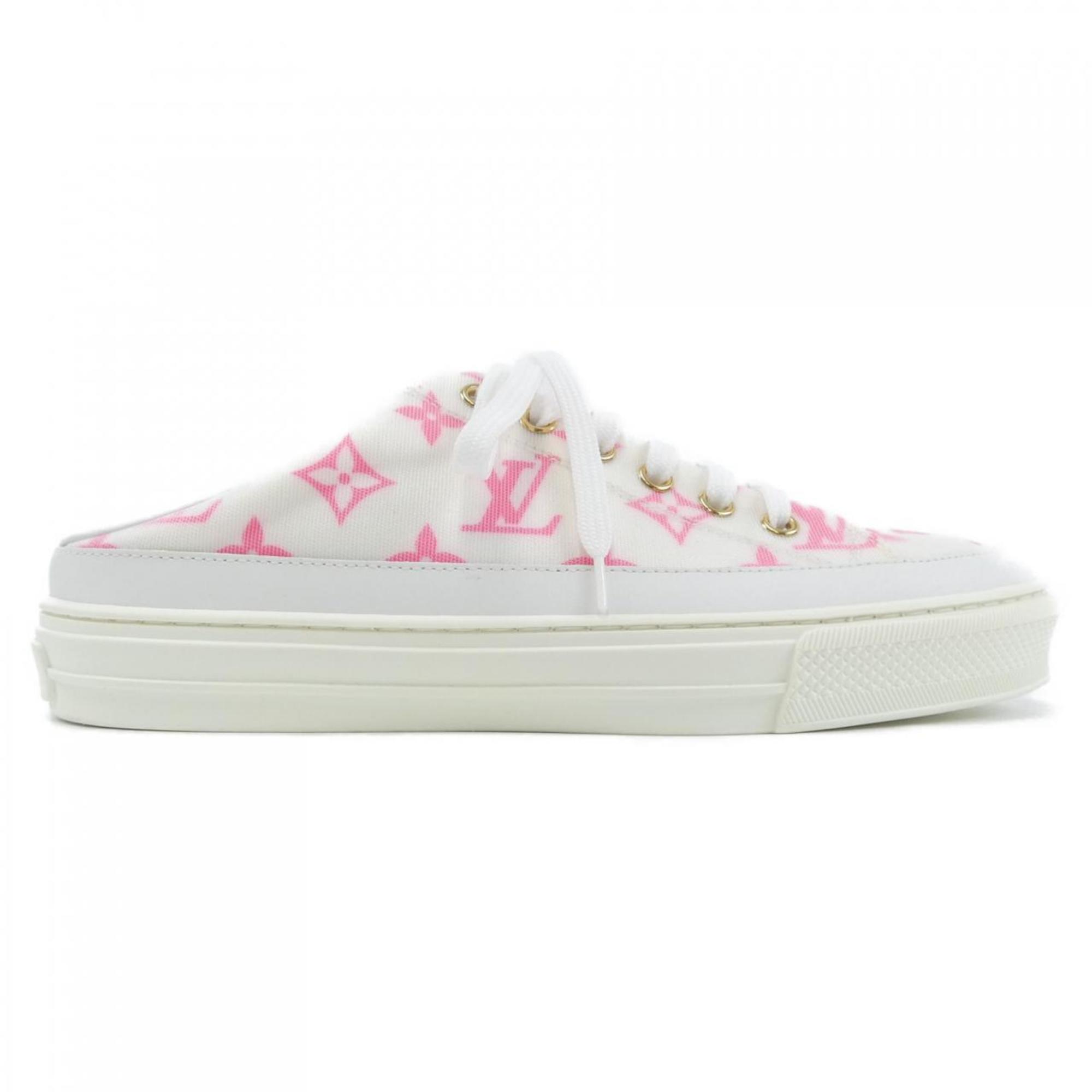 Louis Vuitton Pink White Sneakers (Pre-Owned)