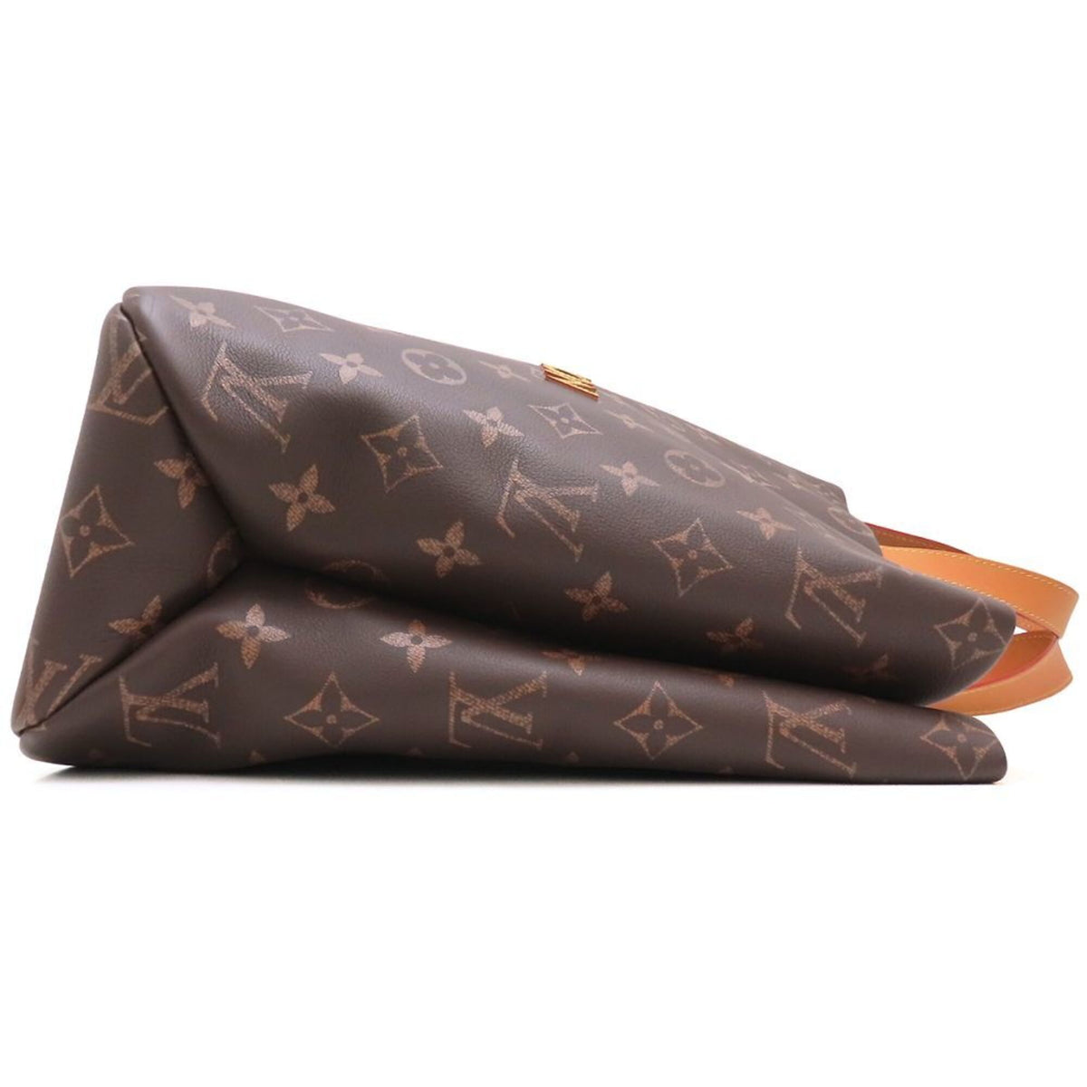 Louis Vuitton Monogram Brown Leather Tote Bag (Pre-Owned)