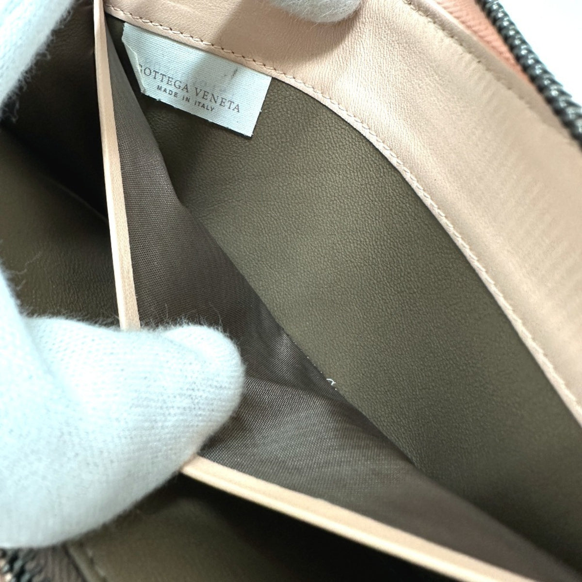 Bottega Veneta Pink Intrecciato Long Wallet (Bi-Fold) (Pre-Owned)
