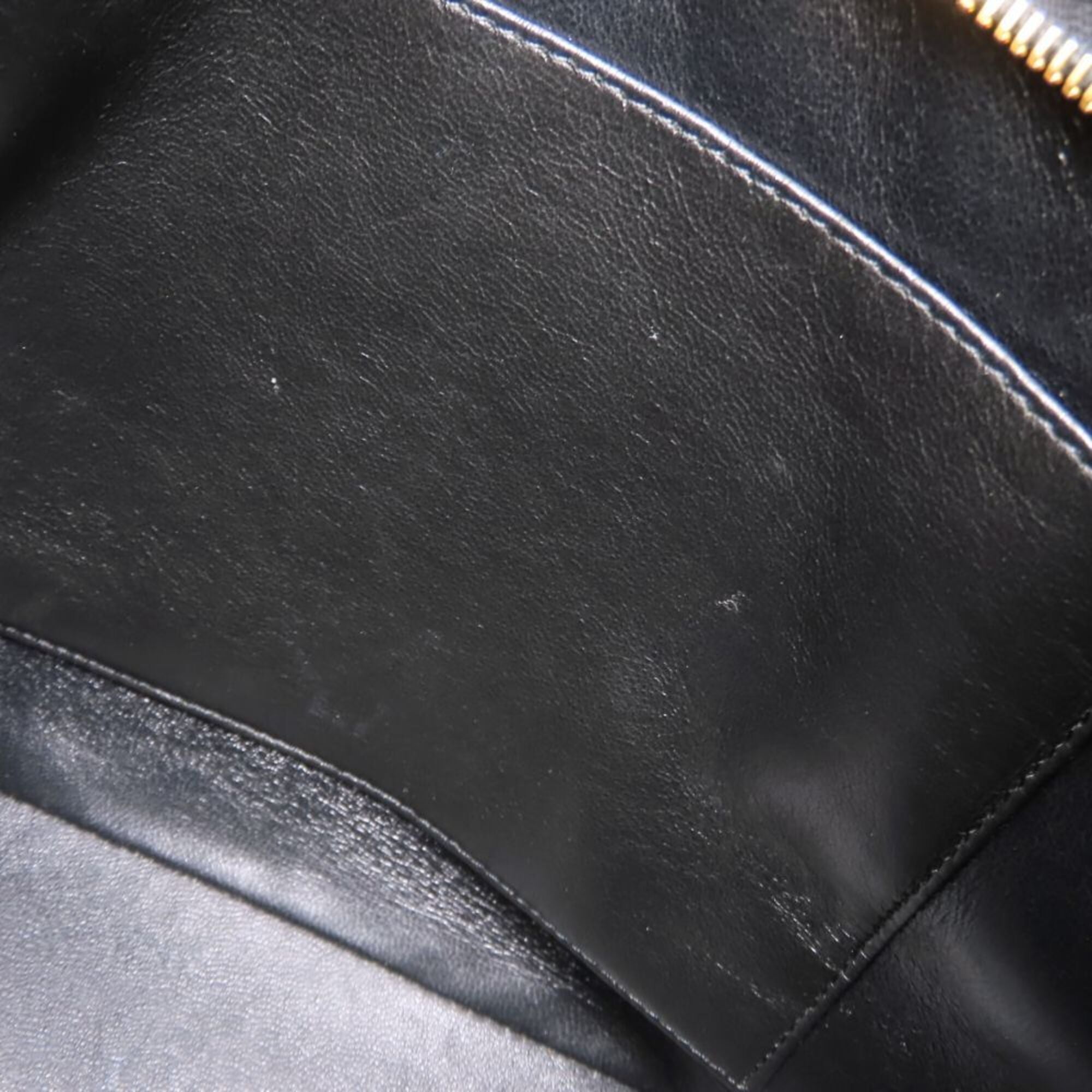Chanel Black Grained Calfskin Tote Bag (Pre-Owned)