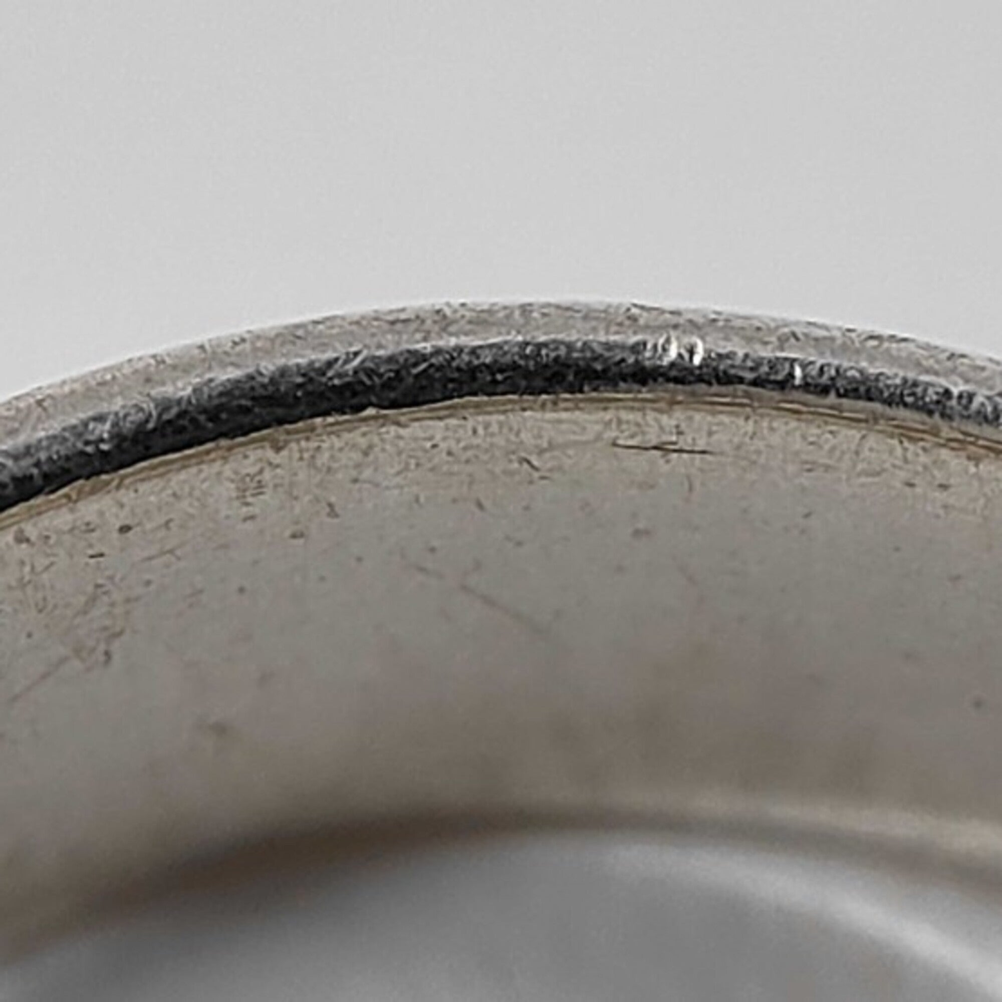 Tiffany Silver Silver 925 Band Ring (Pre-Owned)