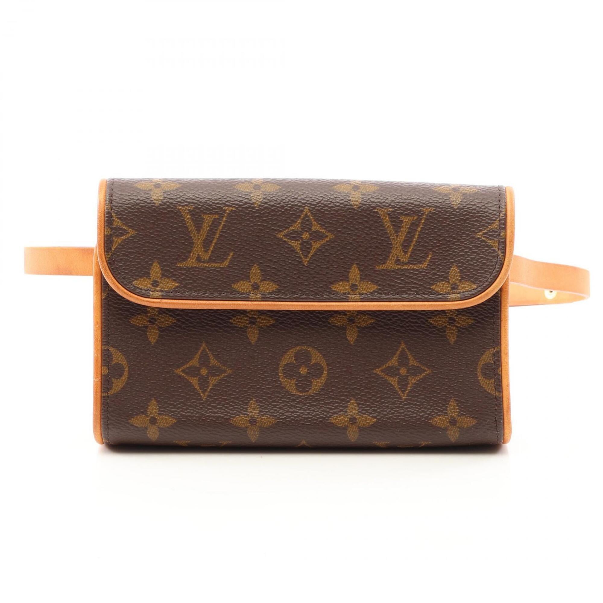 Louis Vuitton Monogram Brown Coated Canvas Leather Fanny Pack Handbag (Pre-Owned)
