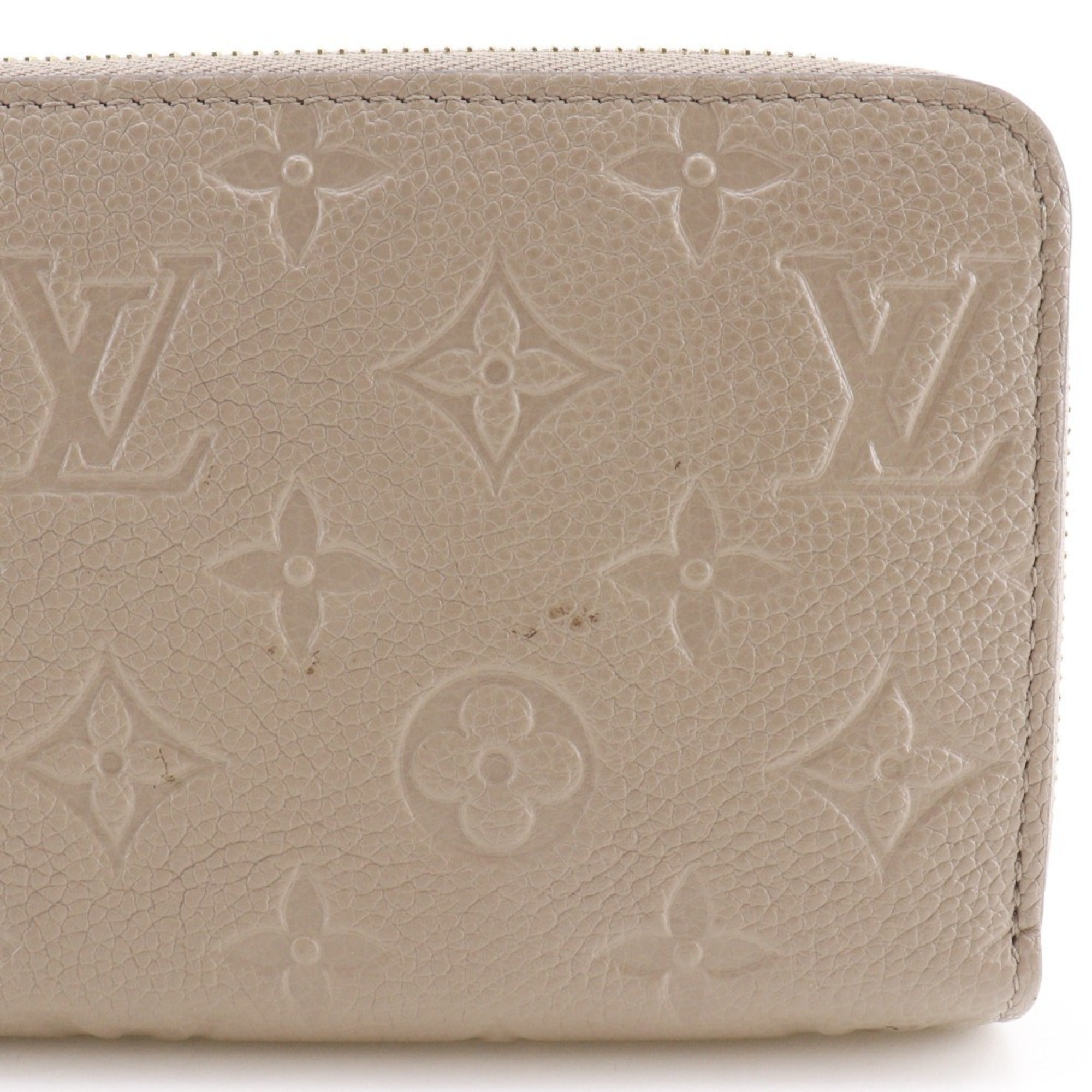 Louis Vuitton Monogram Empreinte Gray Monogram Empreinte Long Wallet (Bi-Fold) (Pre-Owned)
