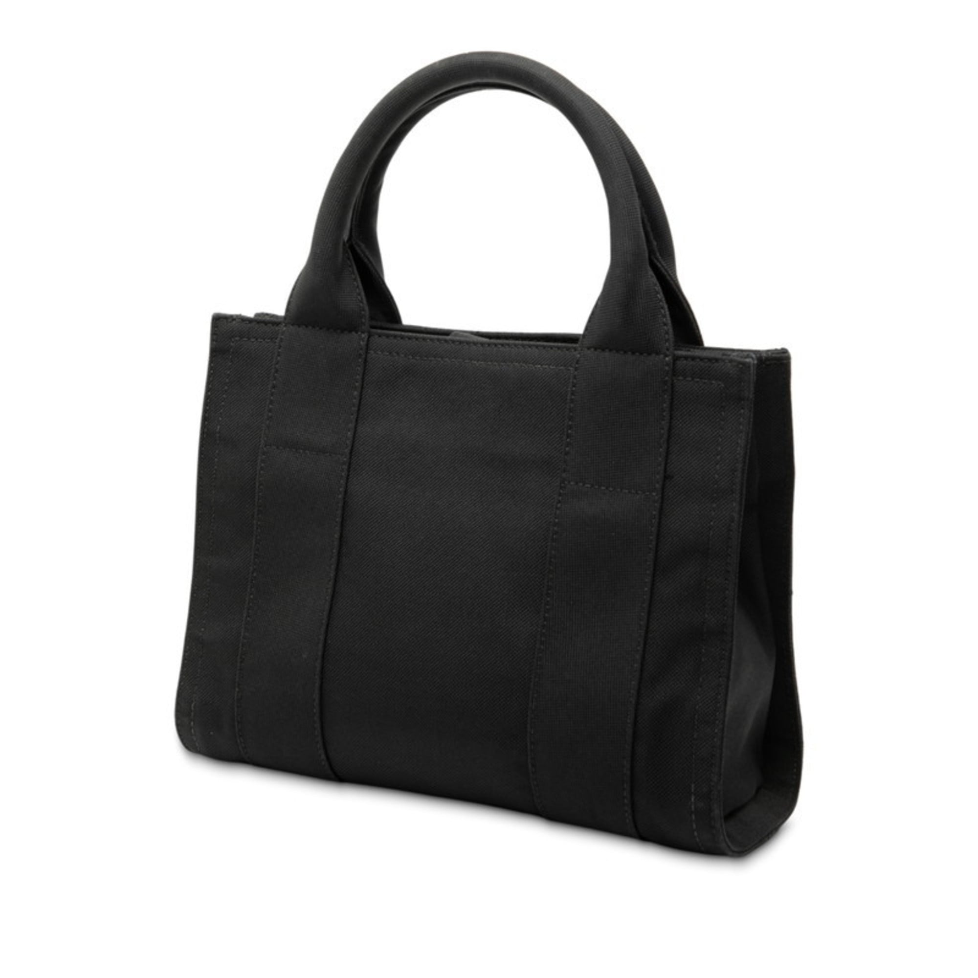 Balenciaga Black Canvas Handbag Shoulder Bag (Pre-Owned)