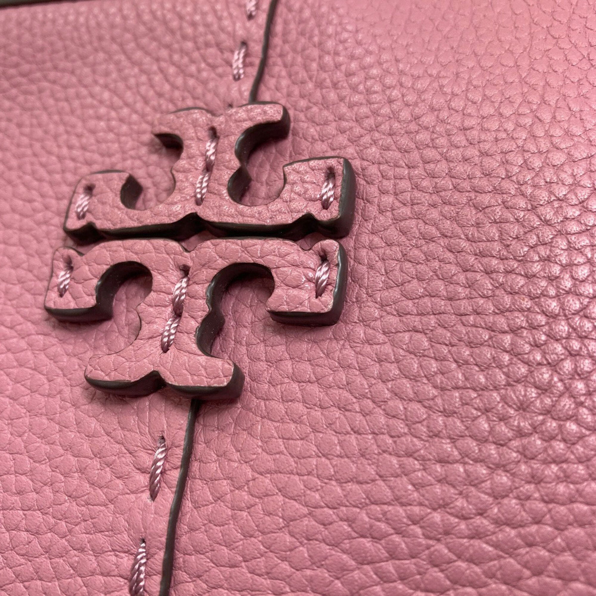 Tory Burch Pink Leather Shoulder Bag (Pre-Owned)