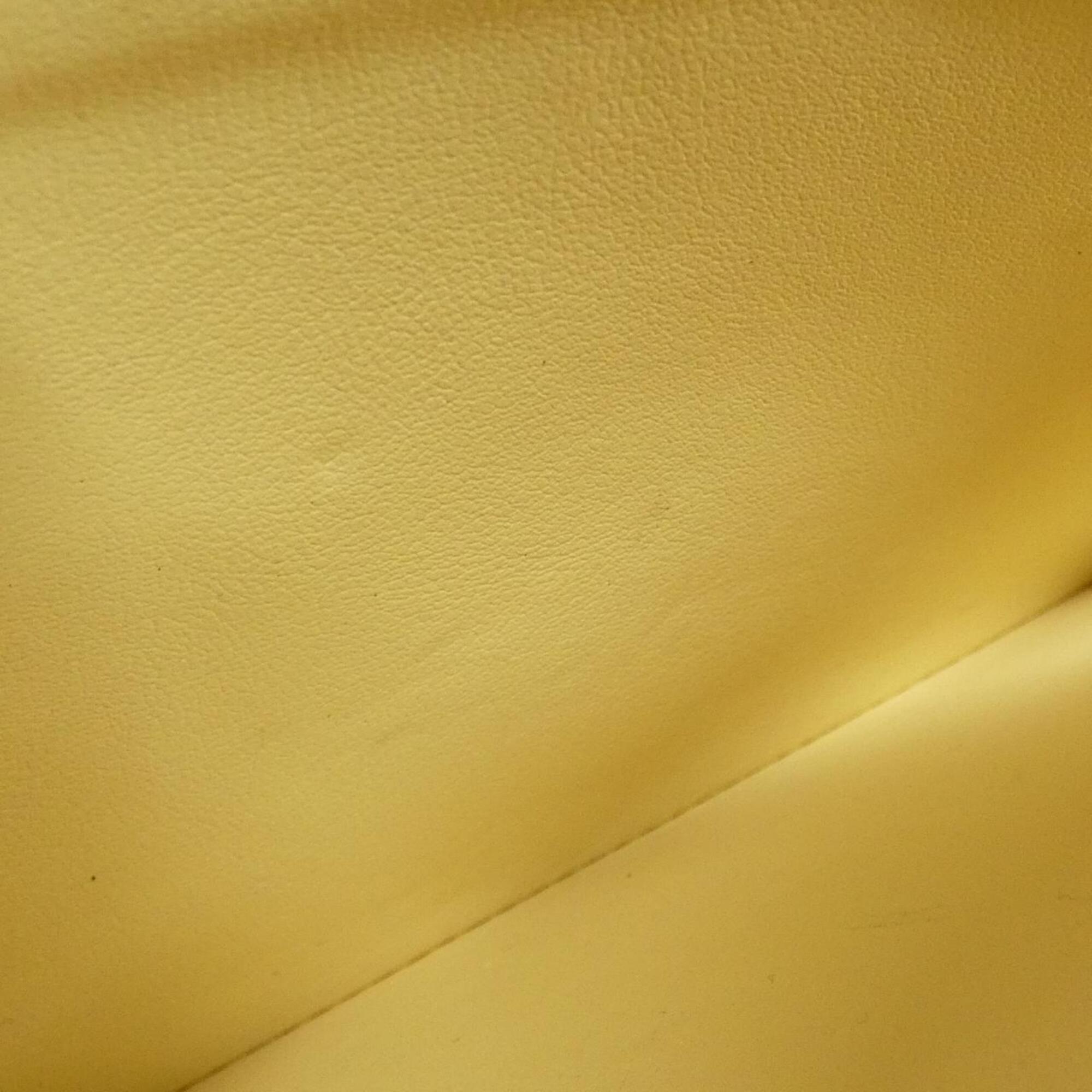 Louis Vuitton Jaune Leather Long Wallet (Bi-Fold) (Pre-Owned)