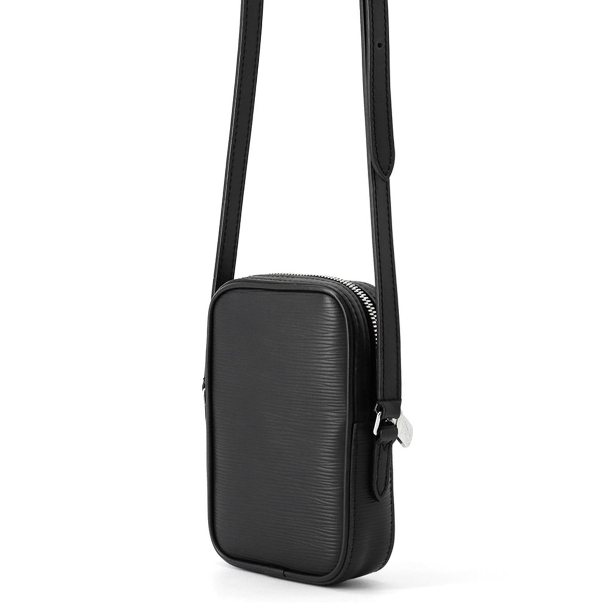 Louis Vuitton Black Noir Epi Leather Handbag Shoulder Bag (Pre-Owned)